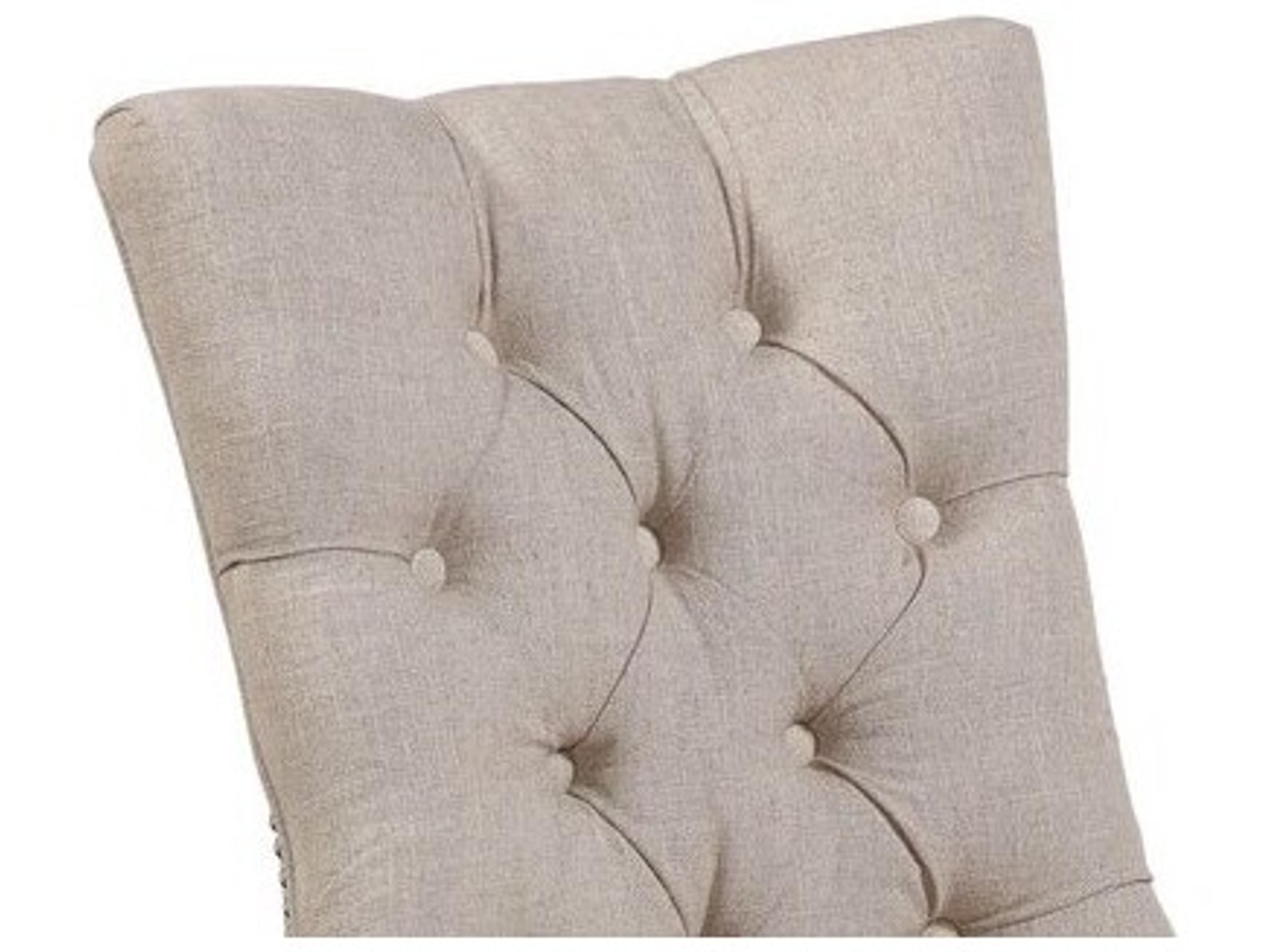 Bassett Mirror Fortnum Ii Hardwood White Upholstered Arm Dining Chair