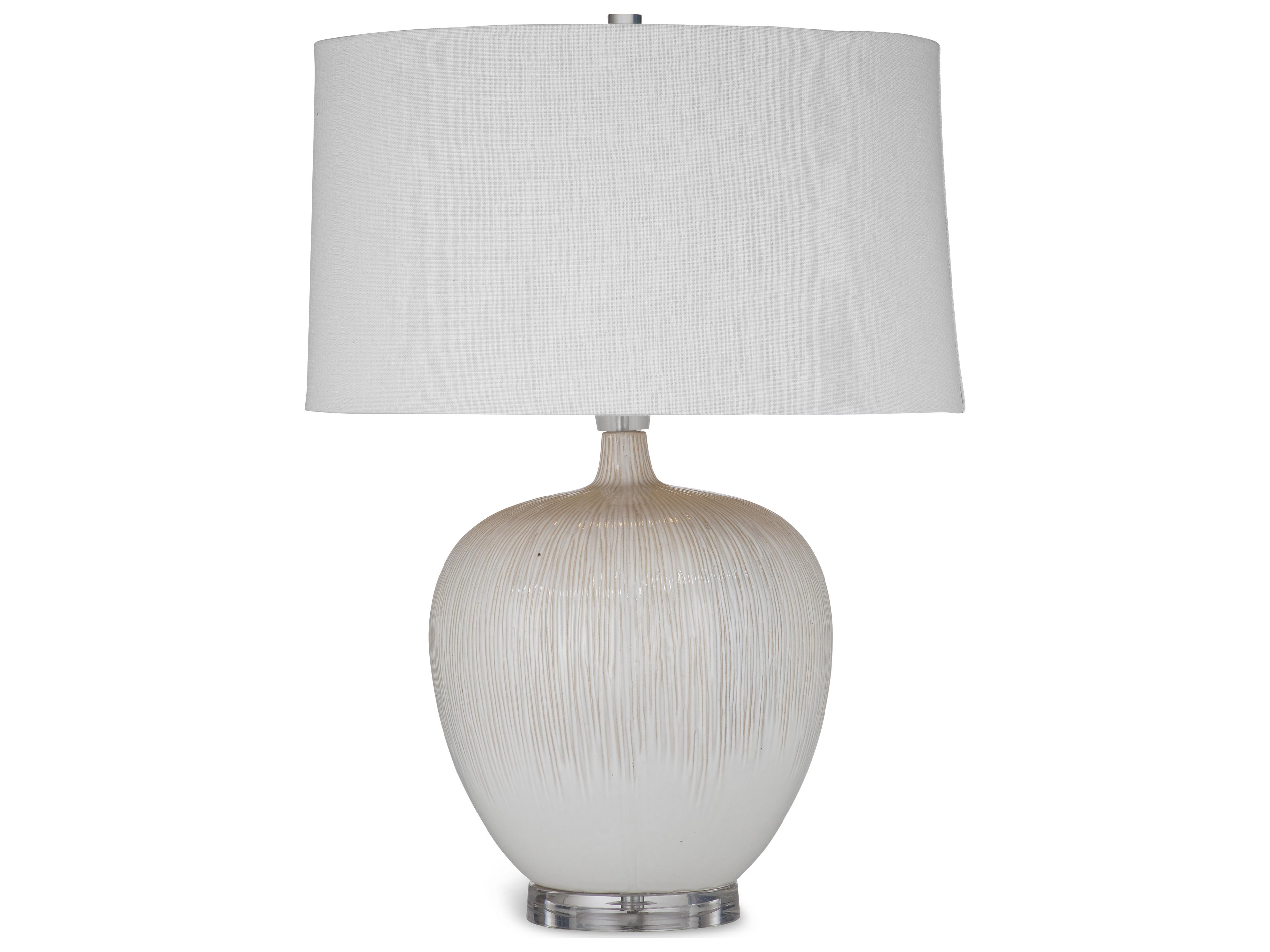 Bassett Mirror Arcadia Beige Gray Table Lamp