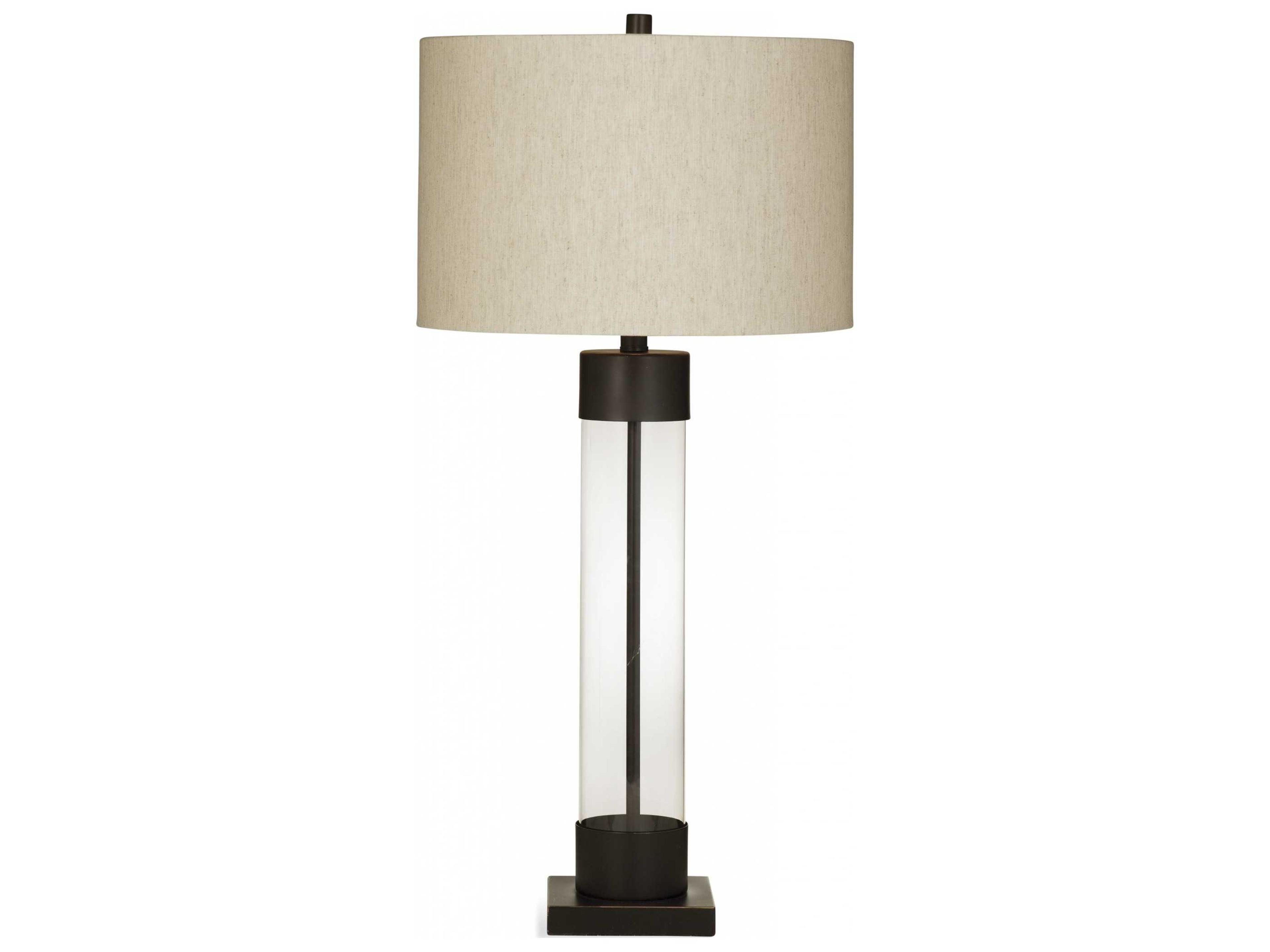 Bassett Mirror Belgian Luxe Black Table Lamp