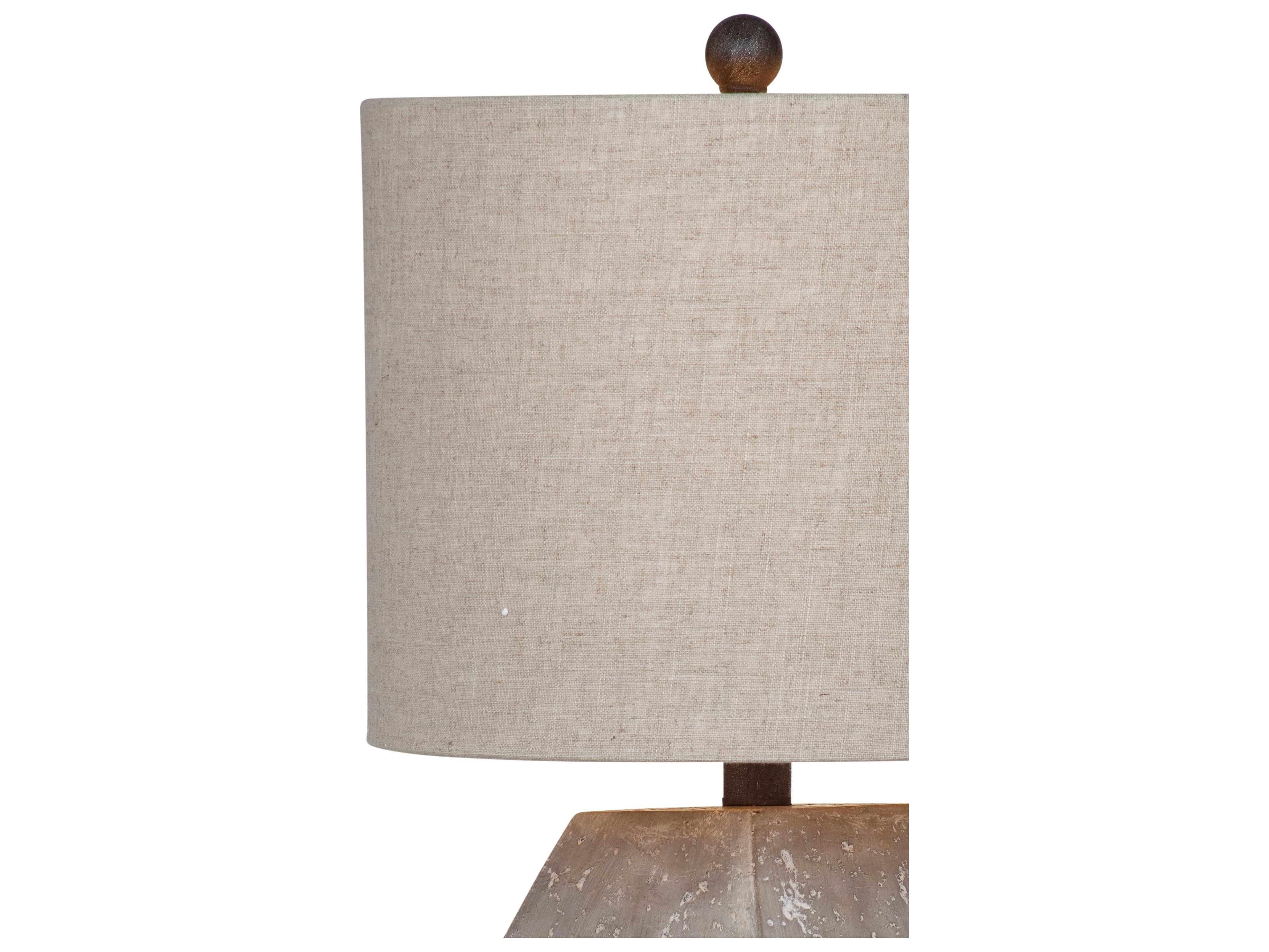 Bassett Mirror Wallace Grey Table Lamp