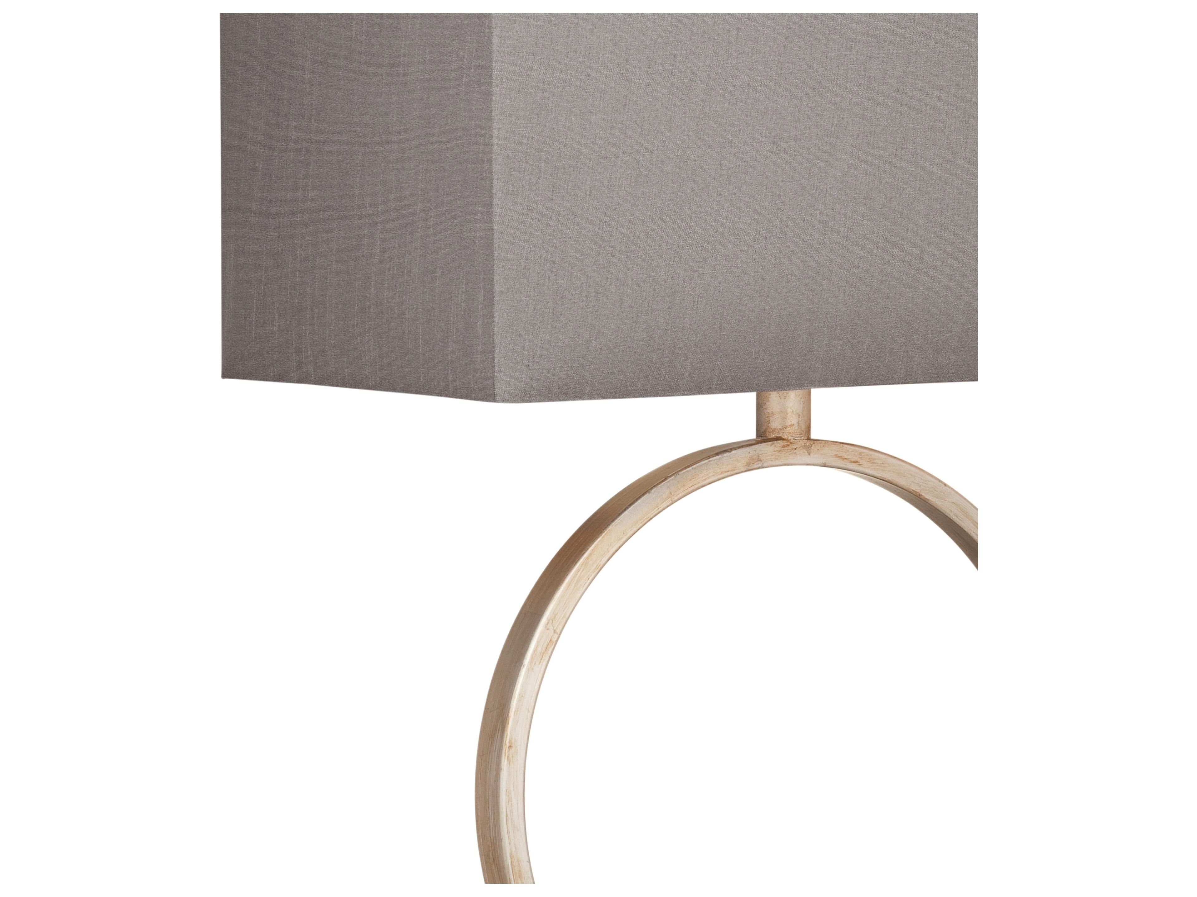 Bassett Mirror Halle Antique Silver Leaf Buffet Lamp