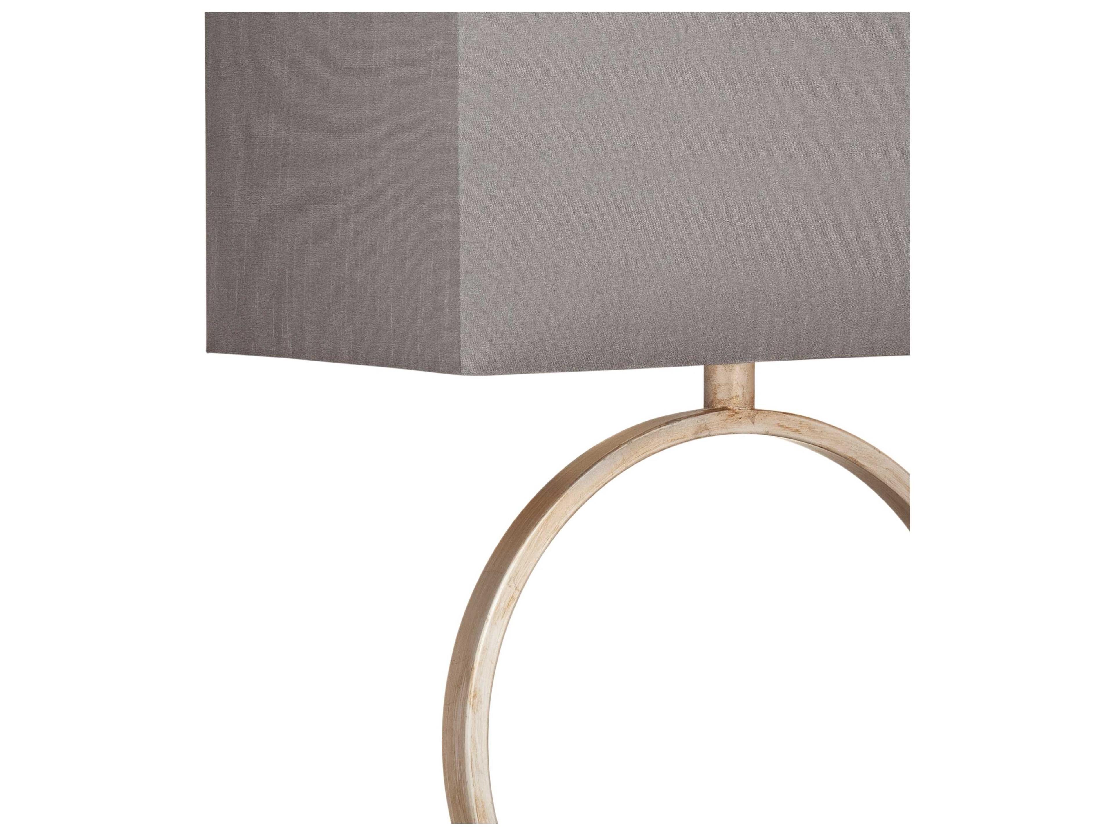 Bassett Mirror Halle Antique Silver Leaf Buffet Lamp