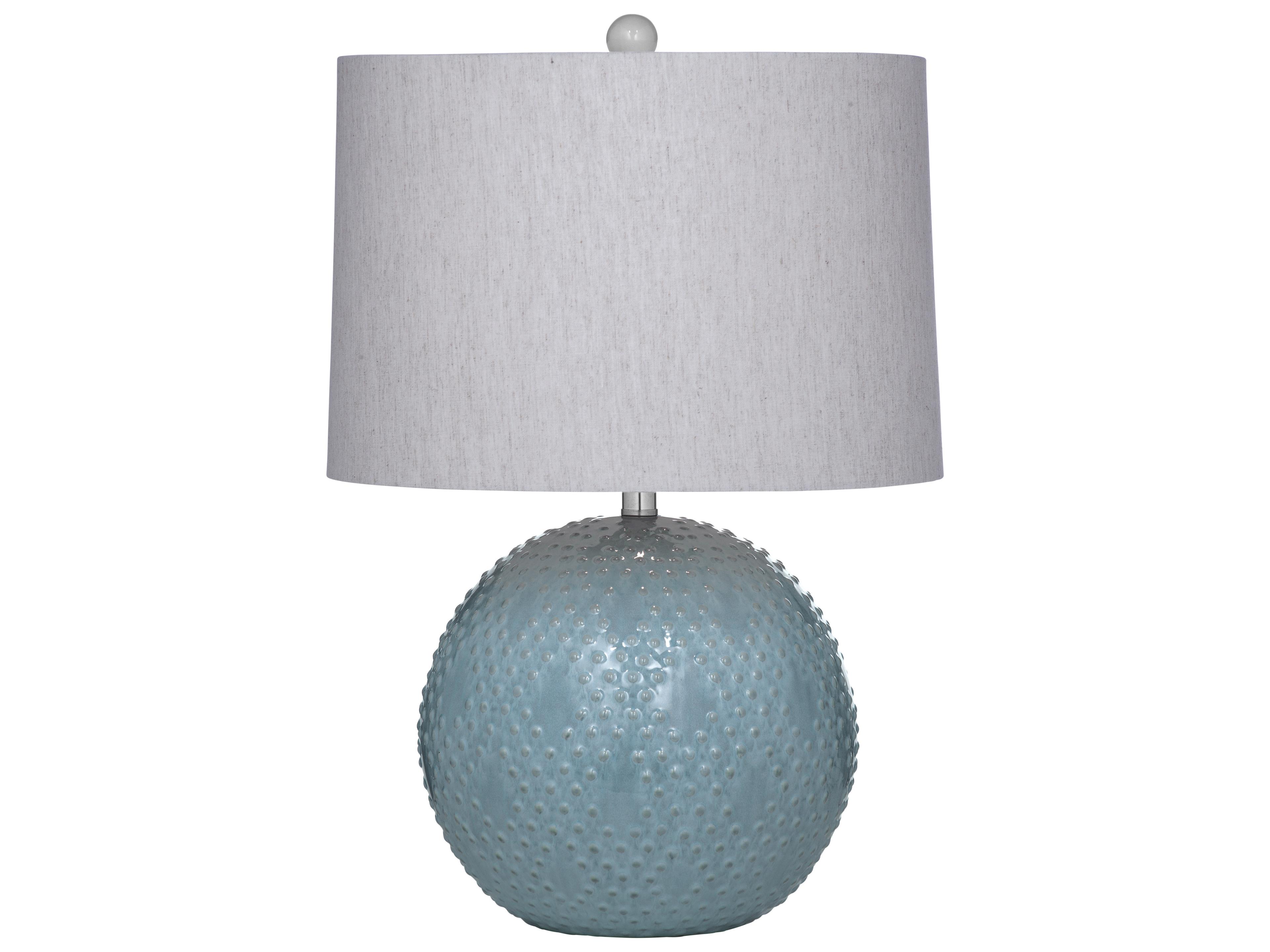 Bassett Mirror Ceramic Light Blue Buffet Lamp