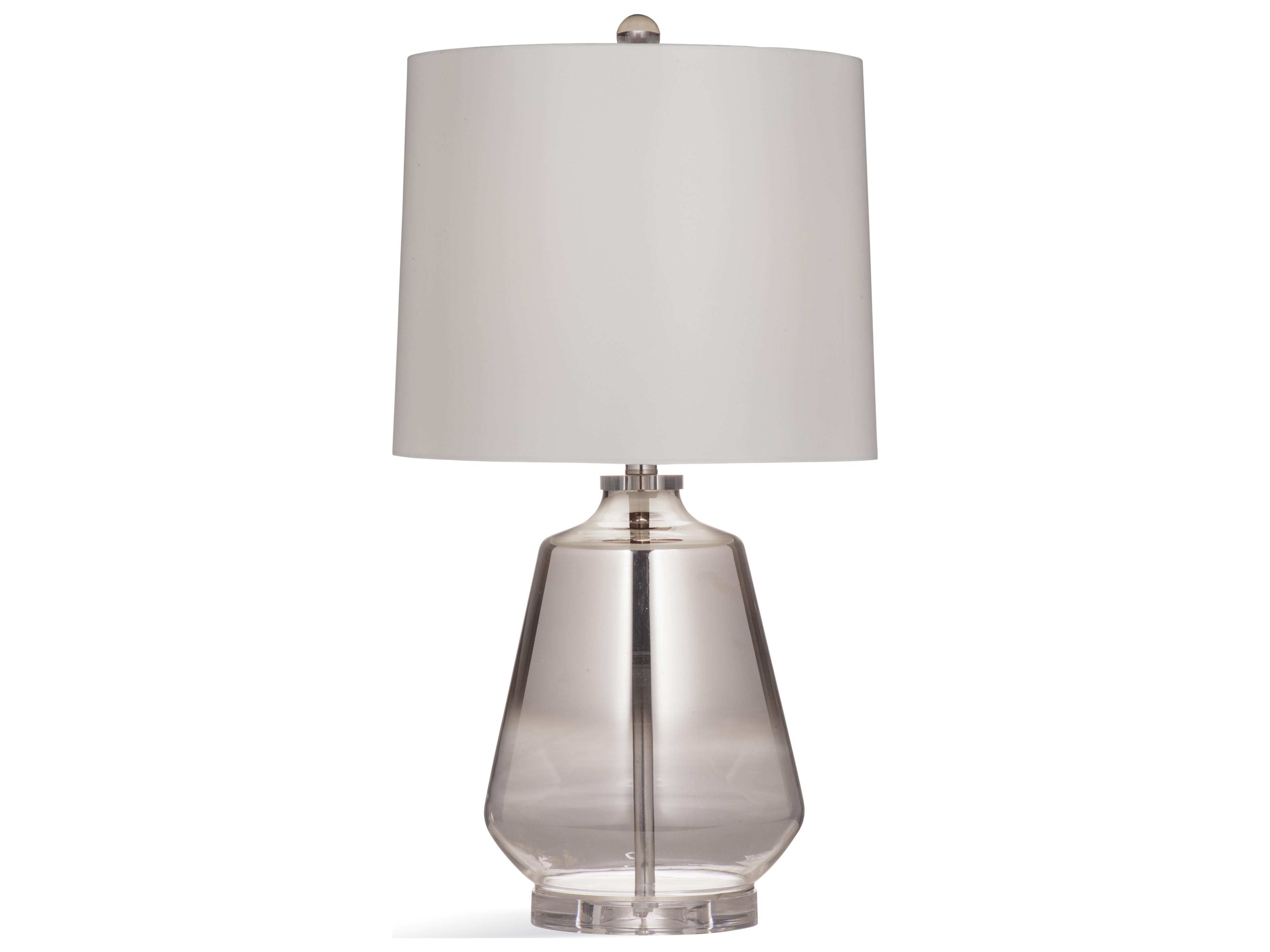 Bassett Mirror Adara Silver clear Table Lamp