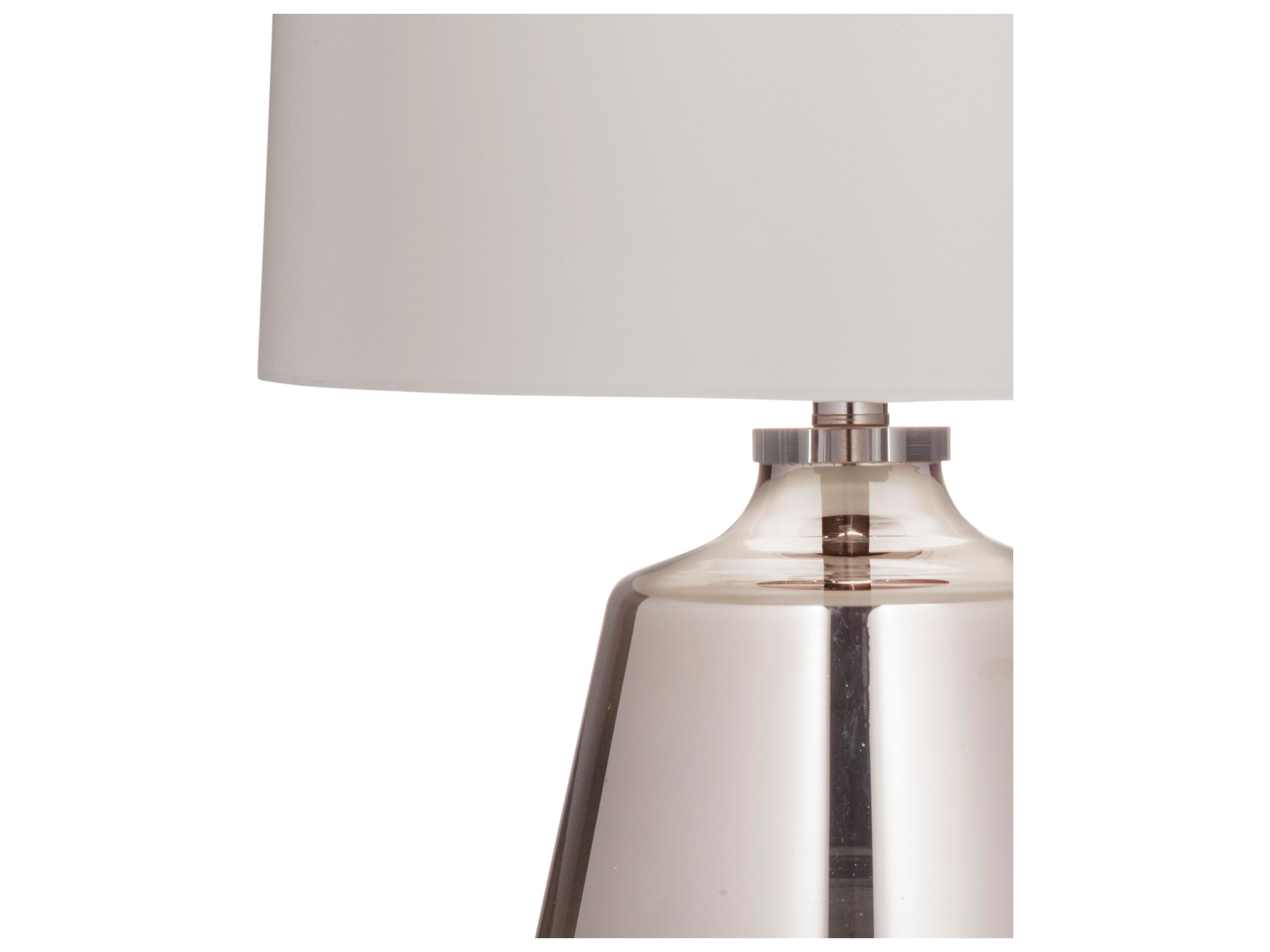 Bassett Mirror Adara Silver clear Table Lamp
