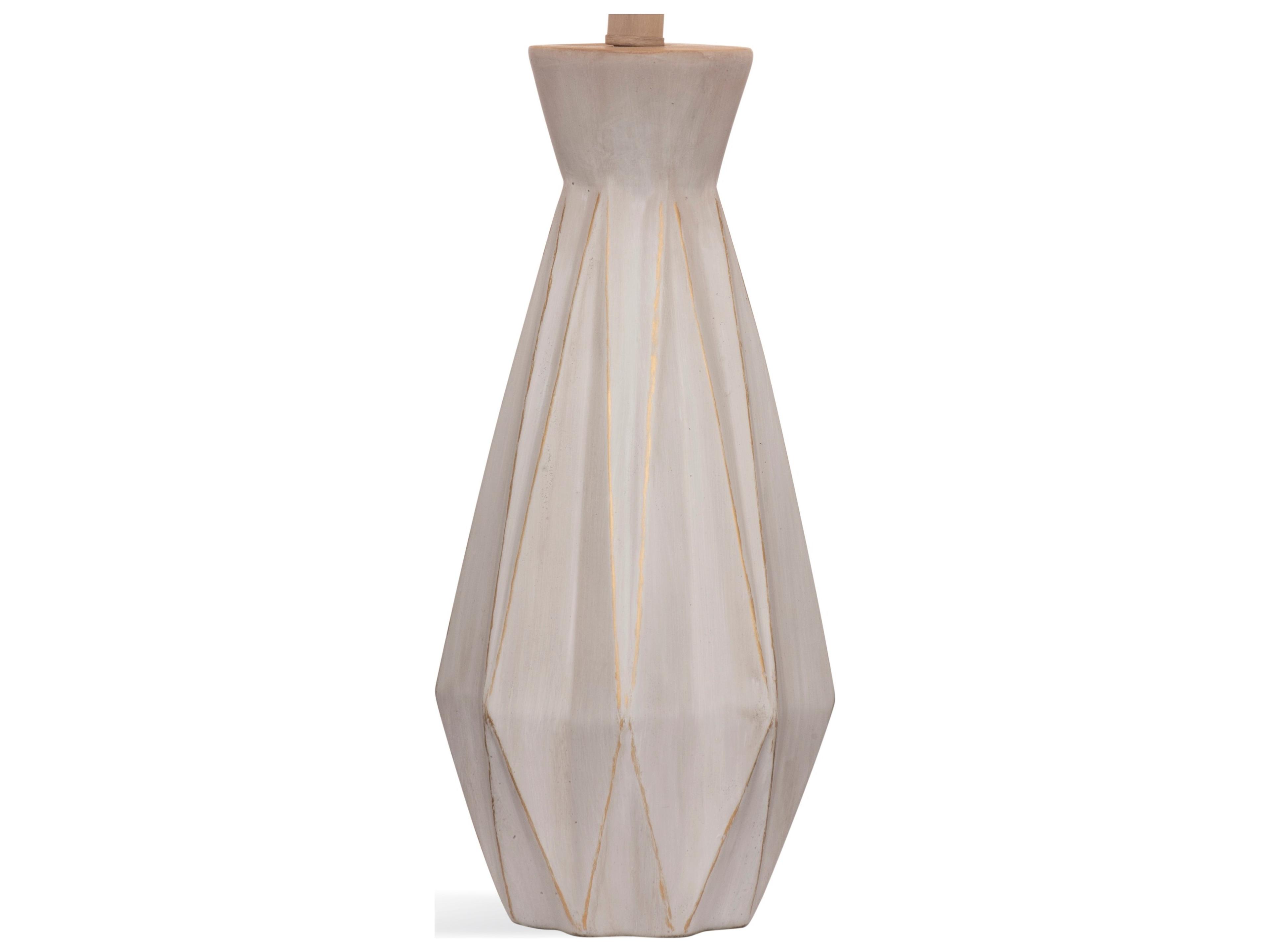 Bassett Mirror Branka Cement gold Gray Table Lamp