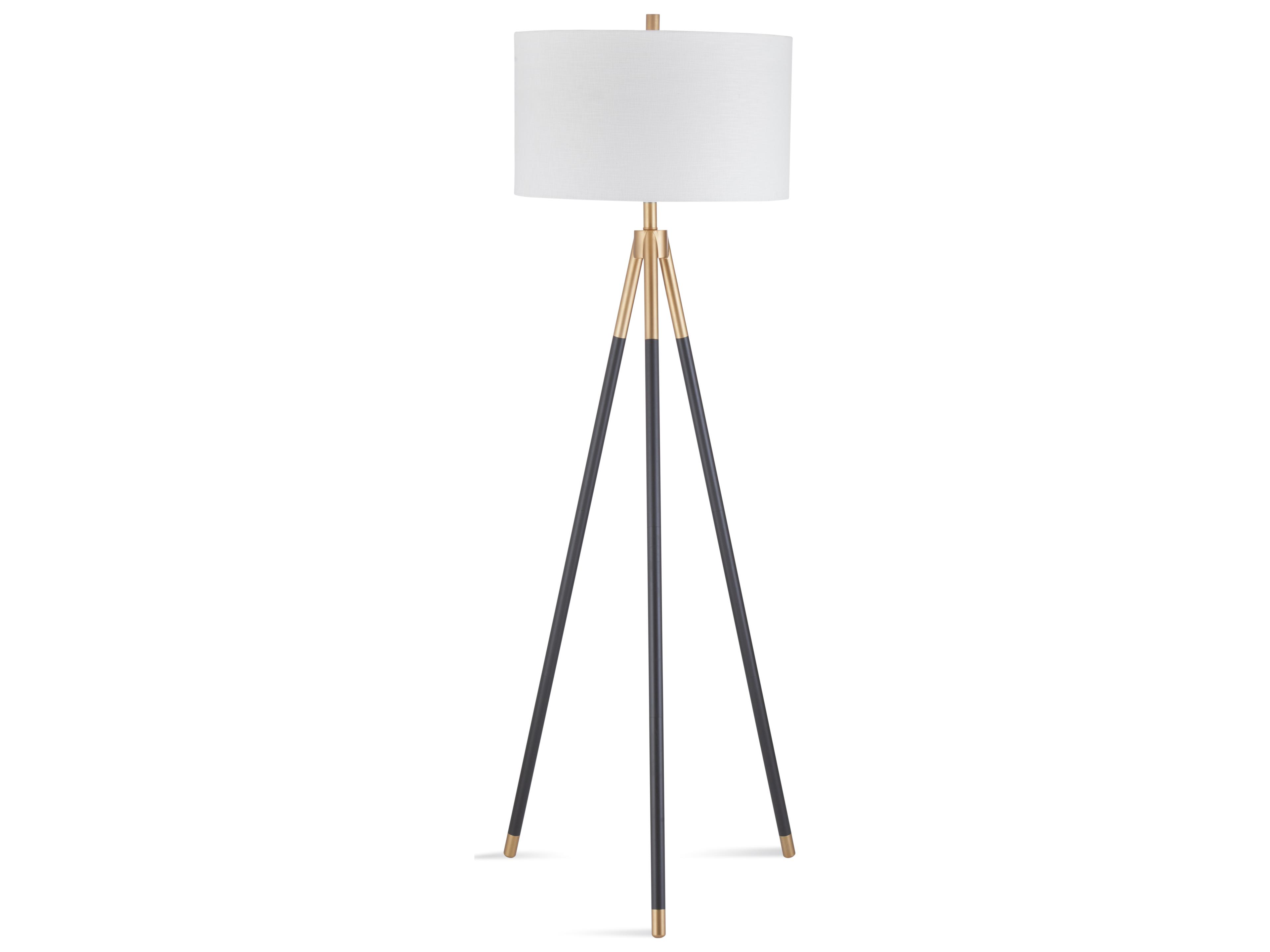 Metal Black Gold Floor Lamp