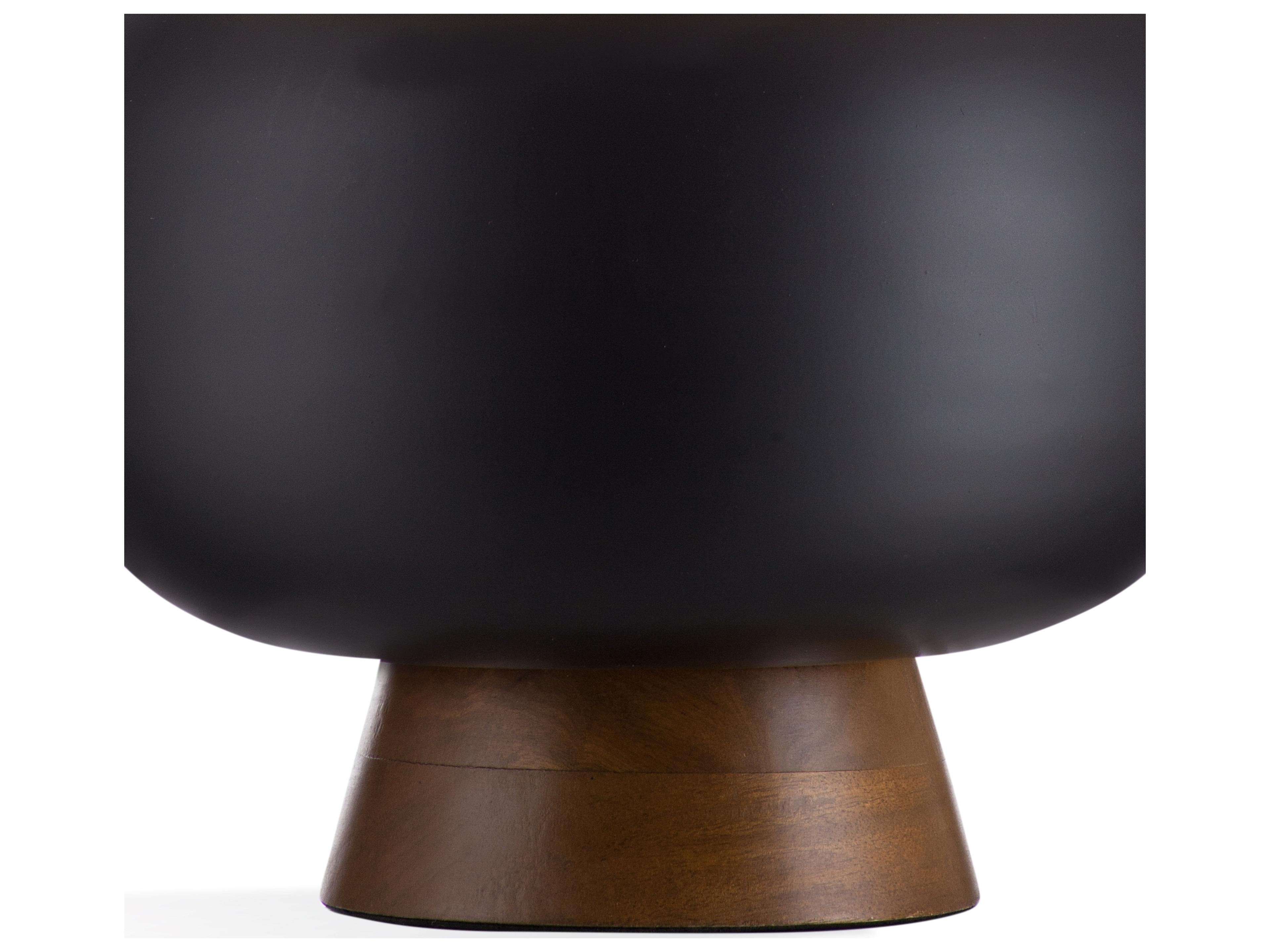 Bassett Mirror Black And Brown Table Lamp