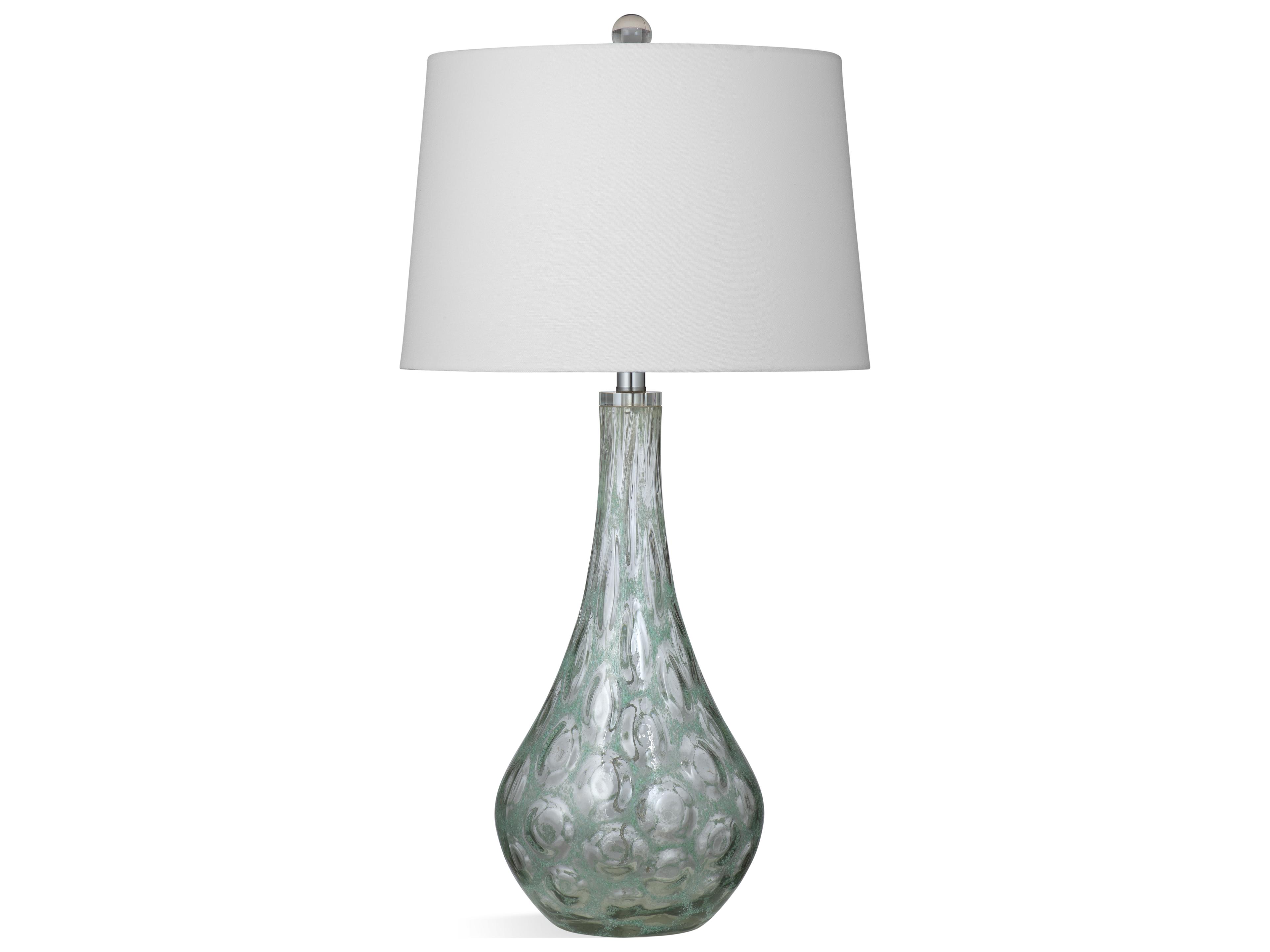 Bassett Mirror Green Clear Glass Buffet Lamp