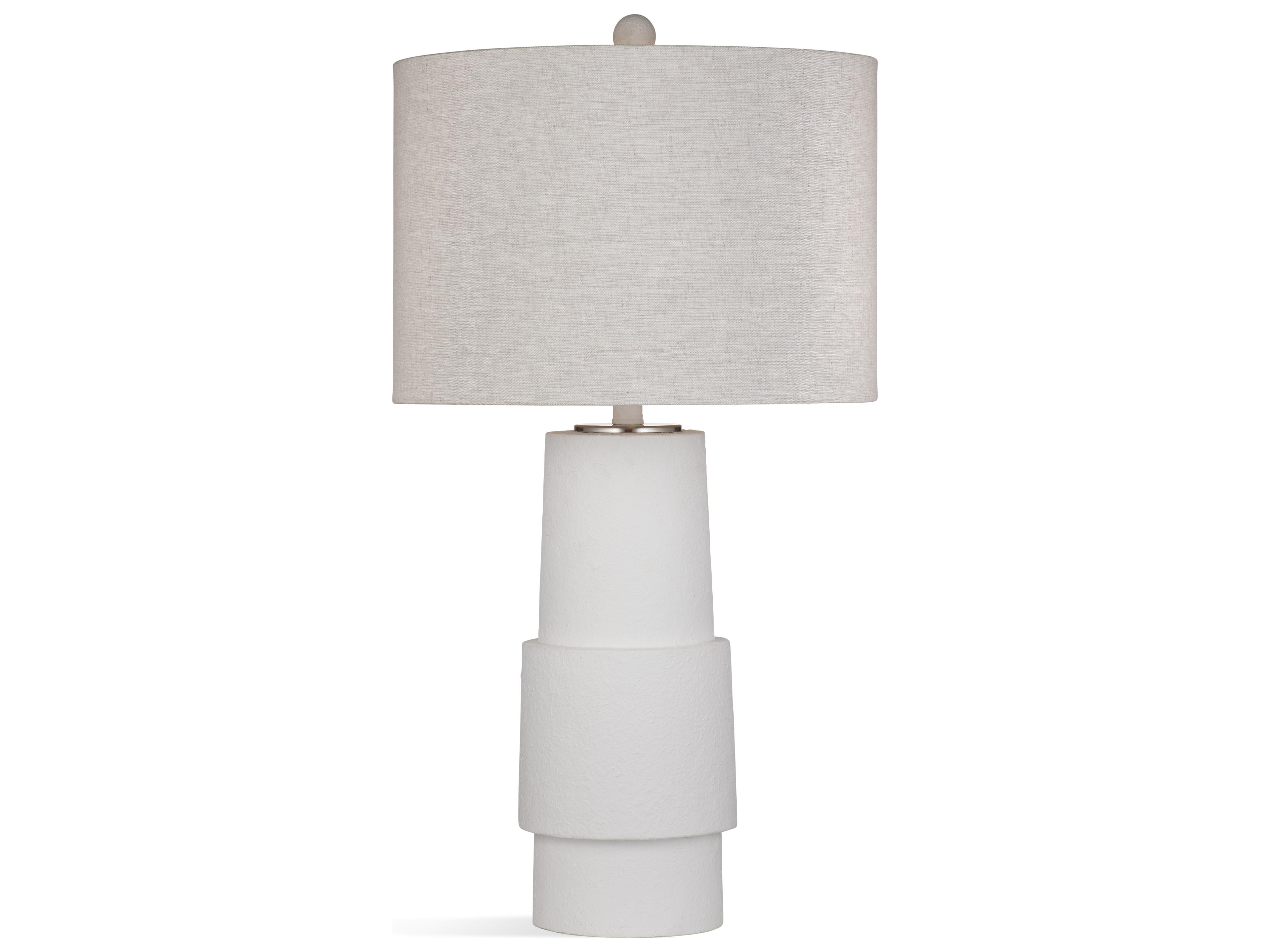 Bassett Mirror Matte White Buffet Lamp