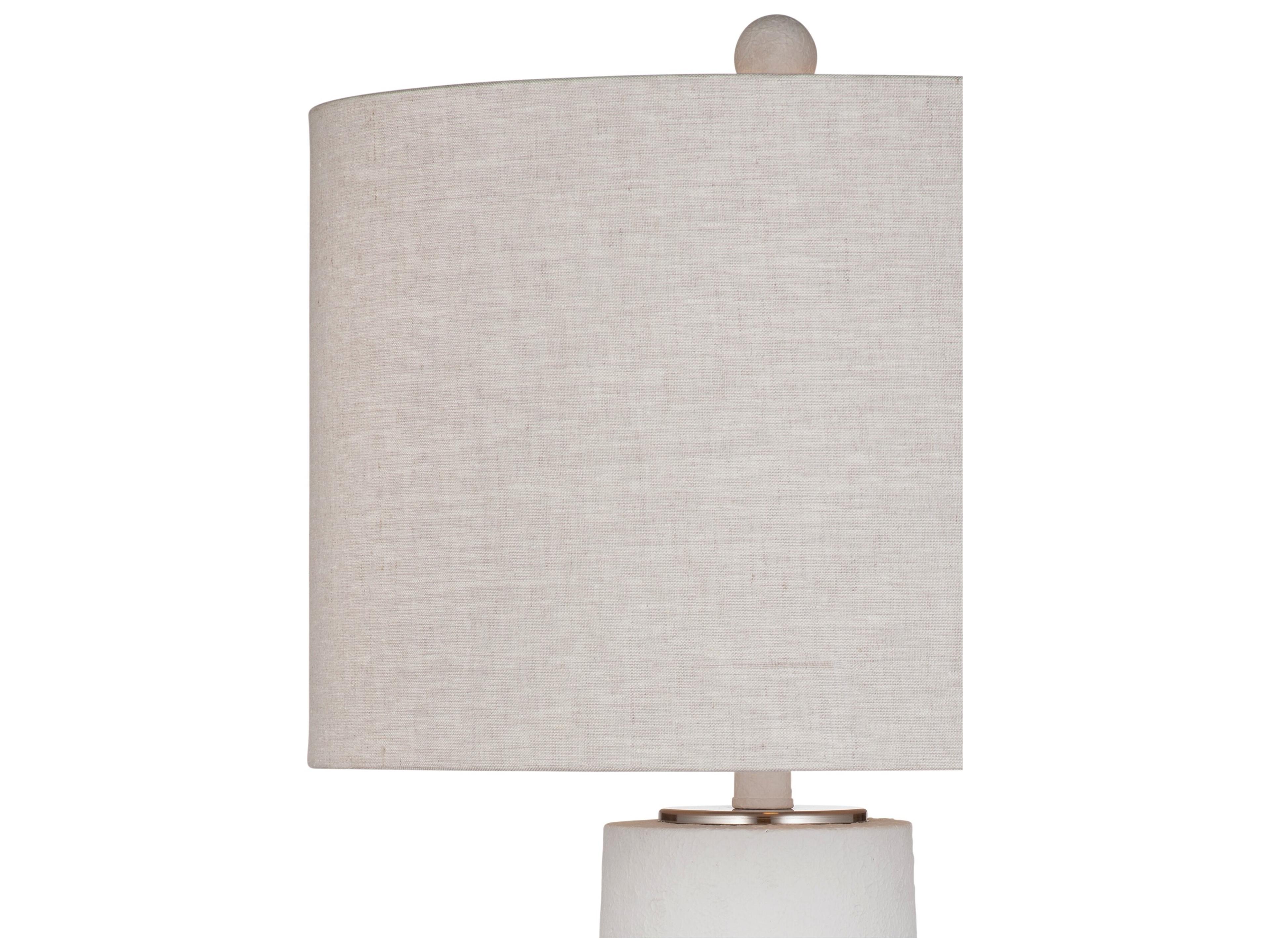 Bassett Mirror Matte White Buffet Lamp