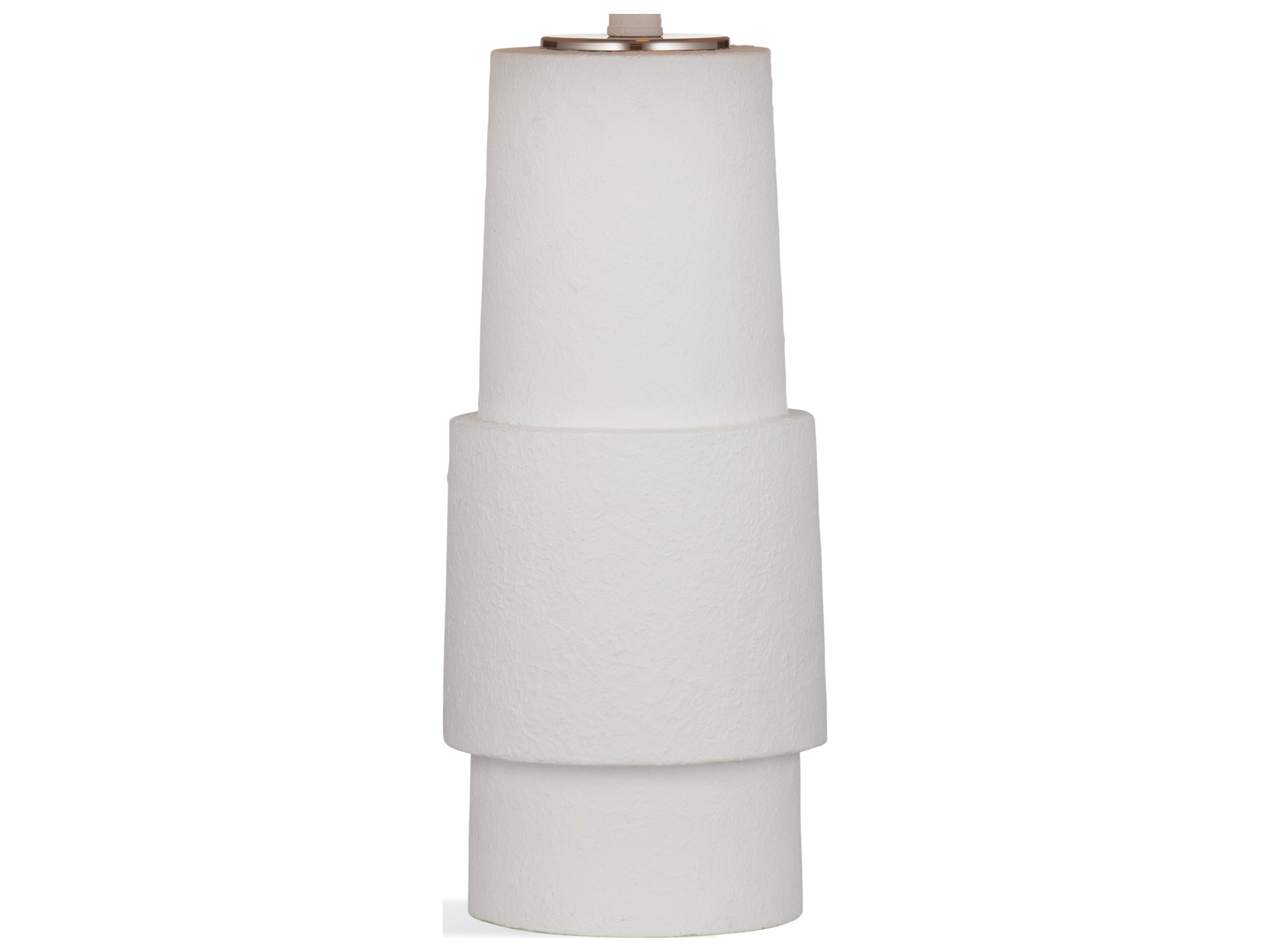 Bassett Mirror Matte White Buffet Lamp