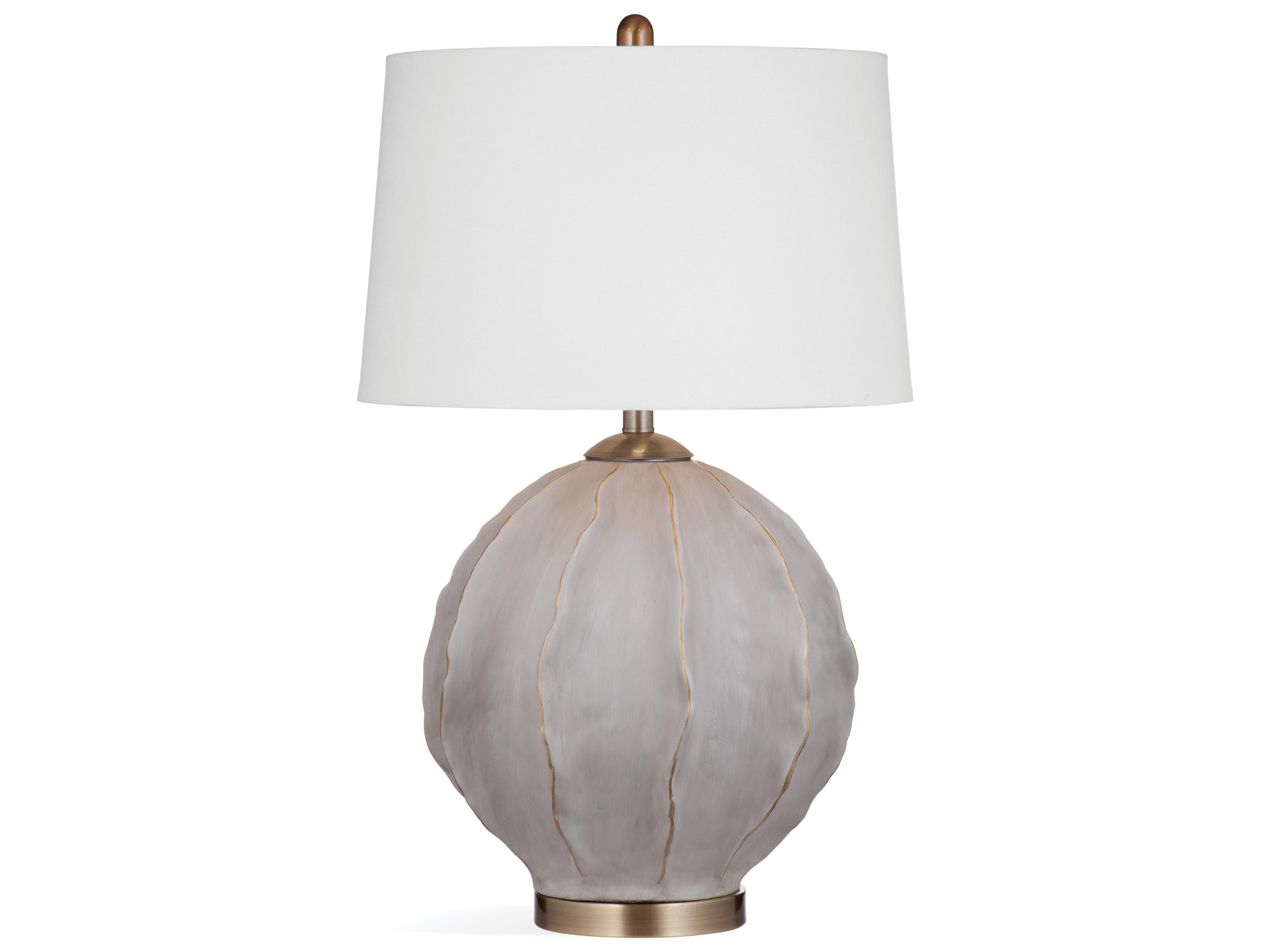 Bassett Mirror Grey Concrete Buffet Lamp