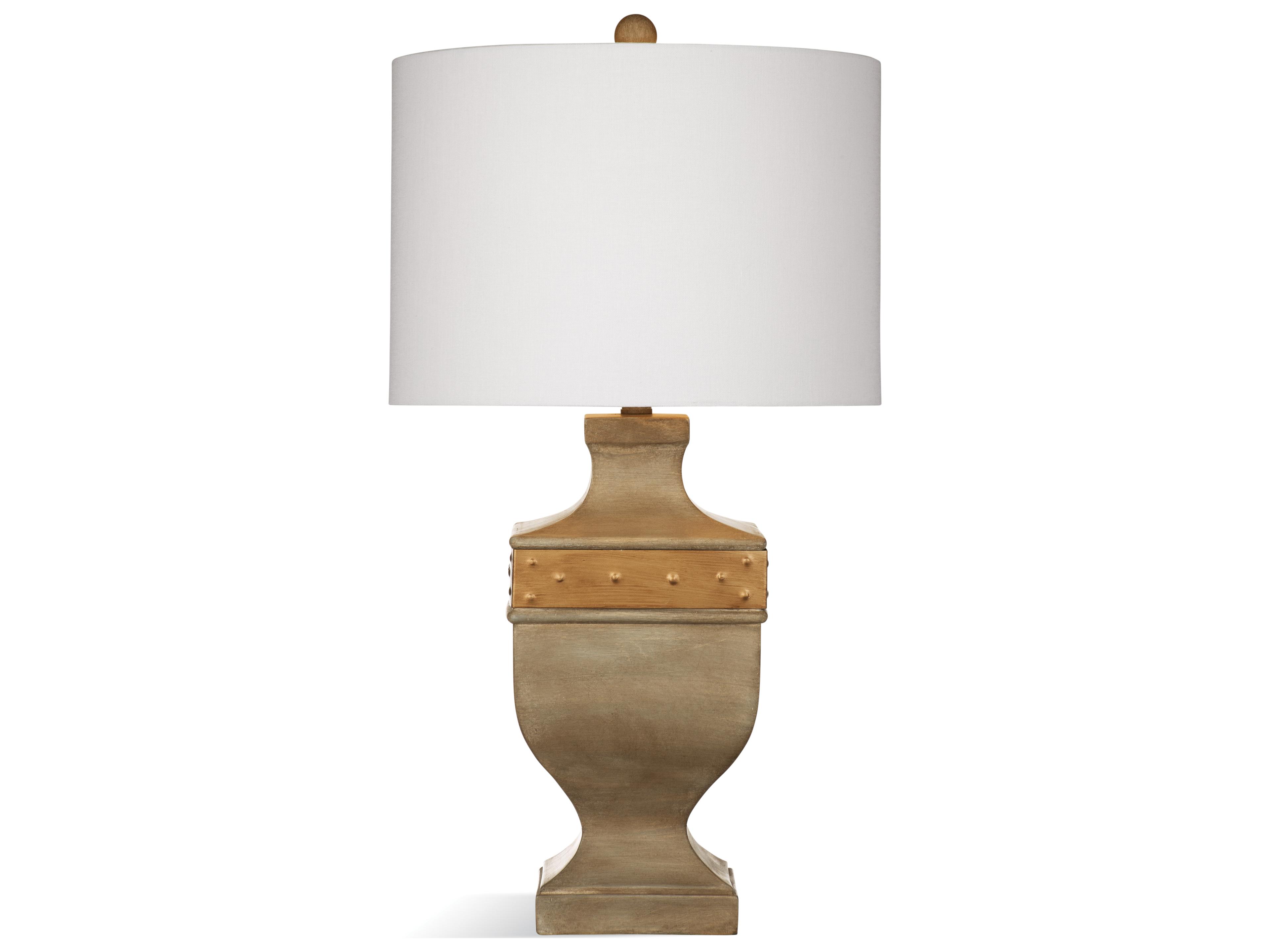 Bassett Mirror Dark Concrete Brown Buffet Lamp