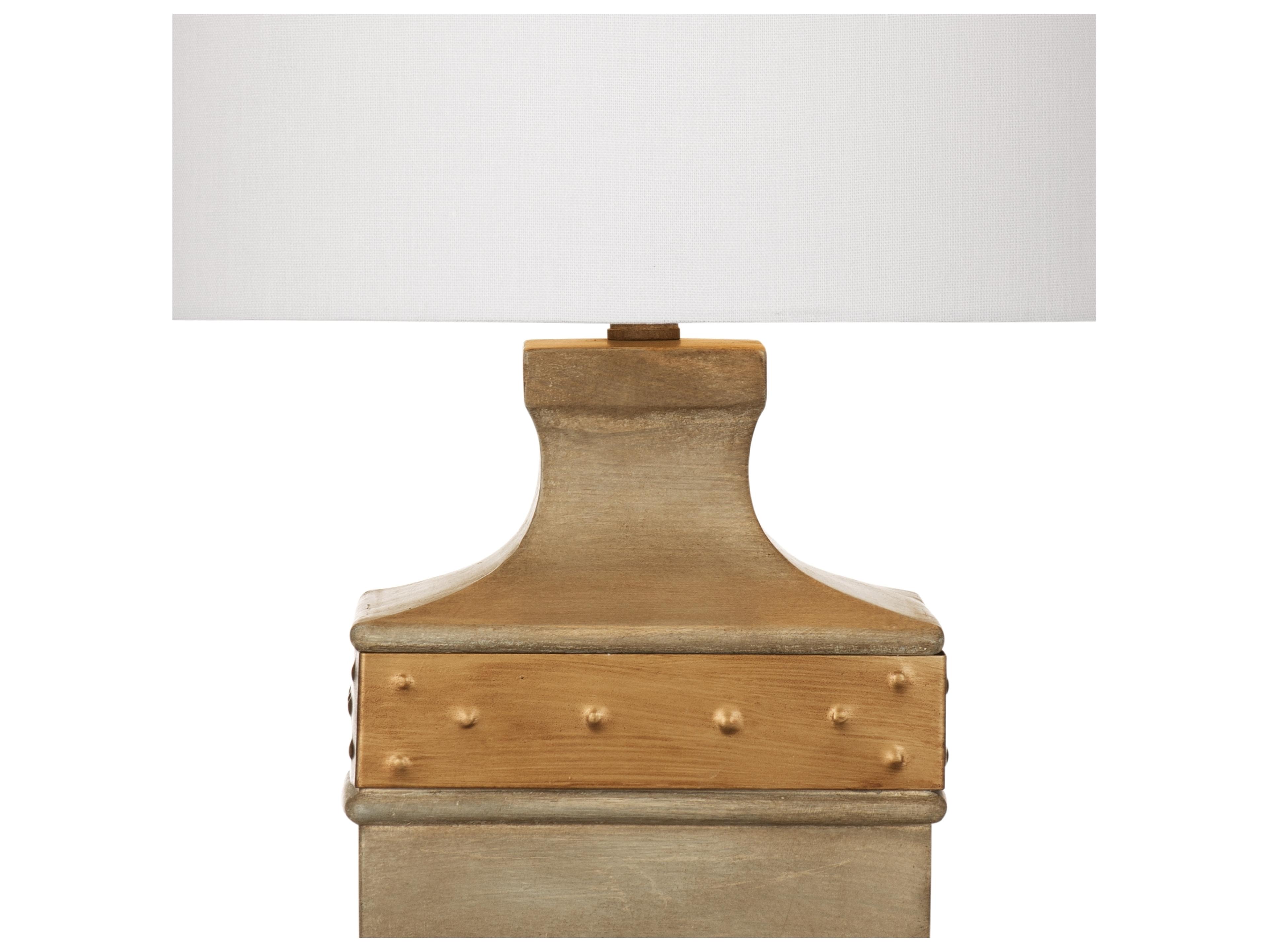 Bassett Mirror Dark Concrete Brown Buffet Lamp