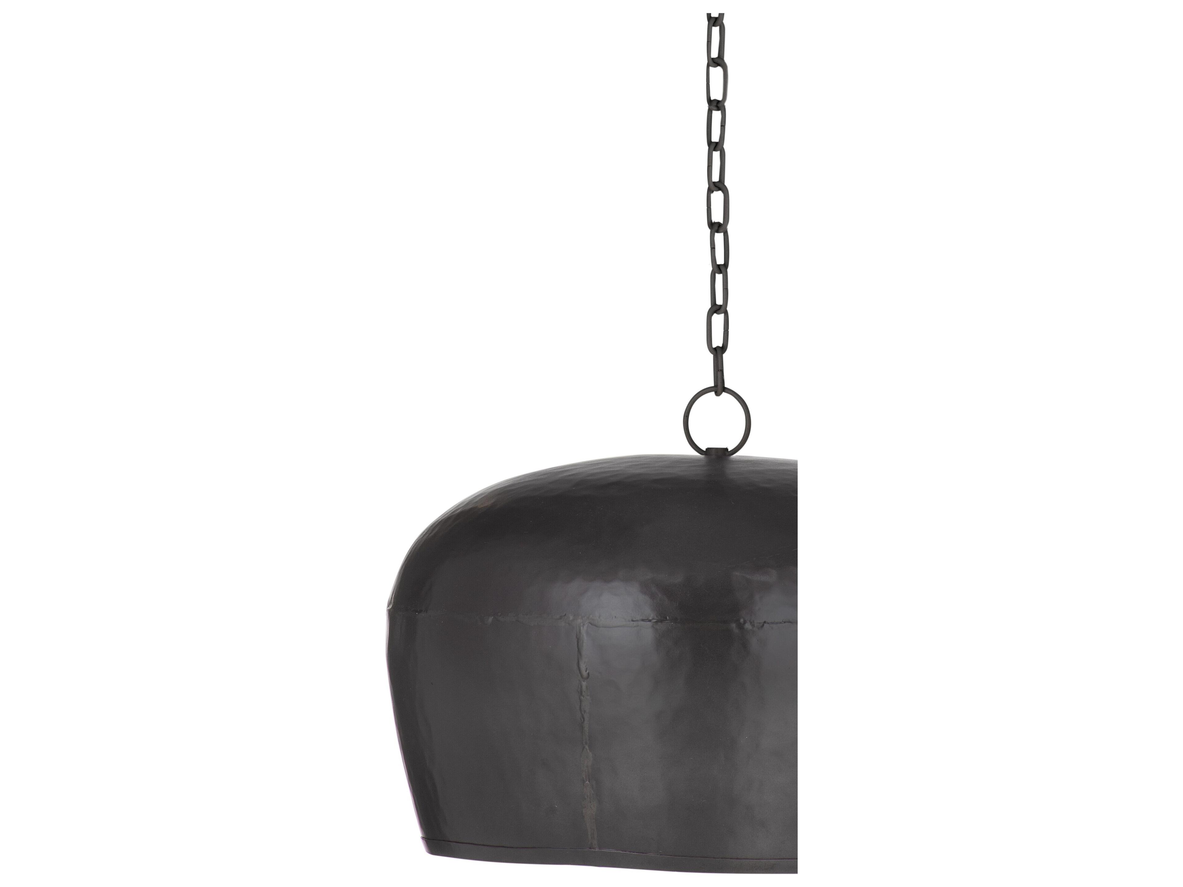 Bassett Mirror Black Bronze Dome Pendant