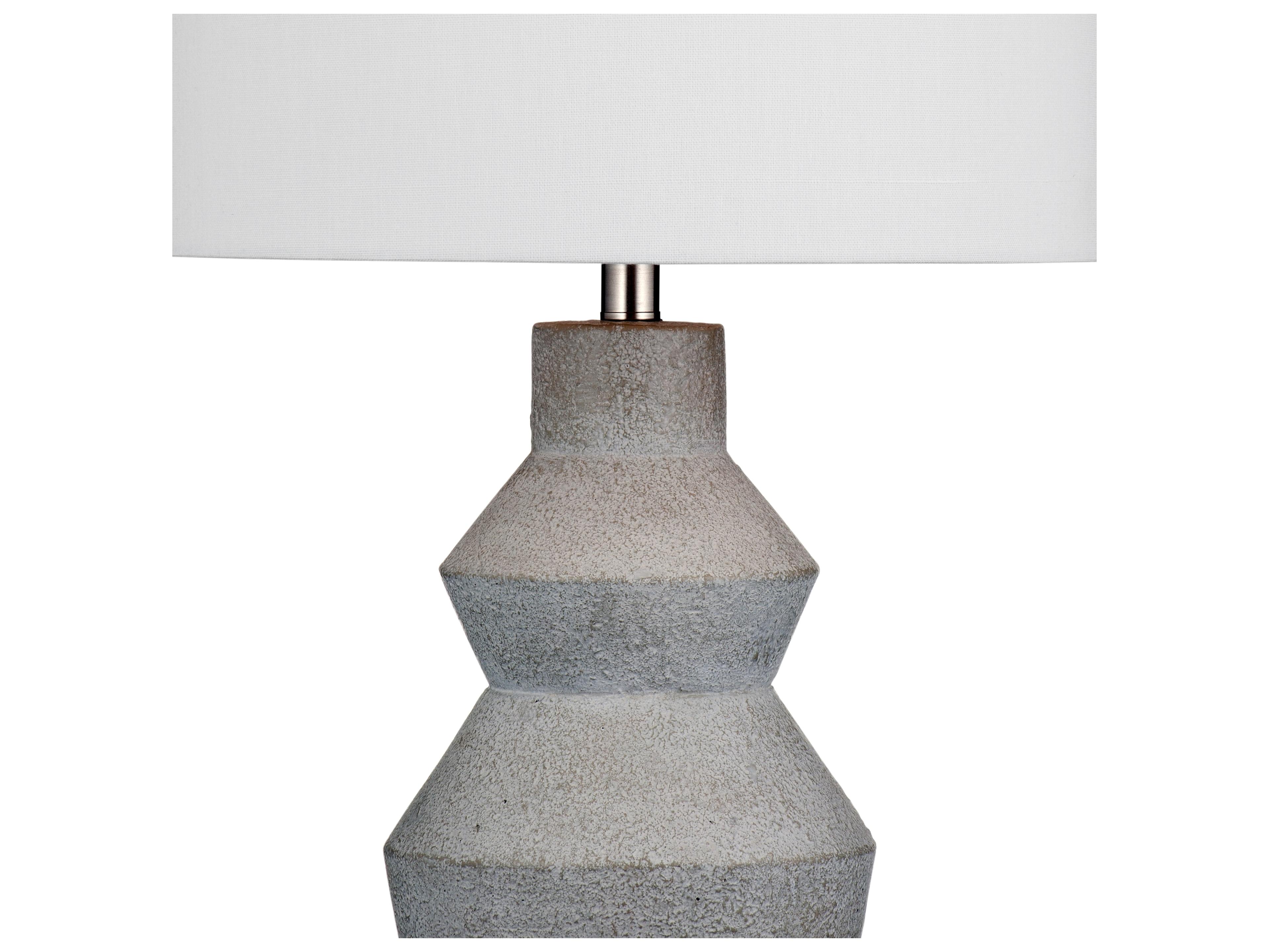 Bassett Mirror Cement Gray Buffet Lamp