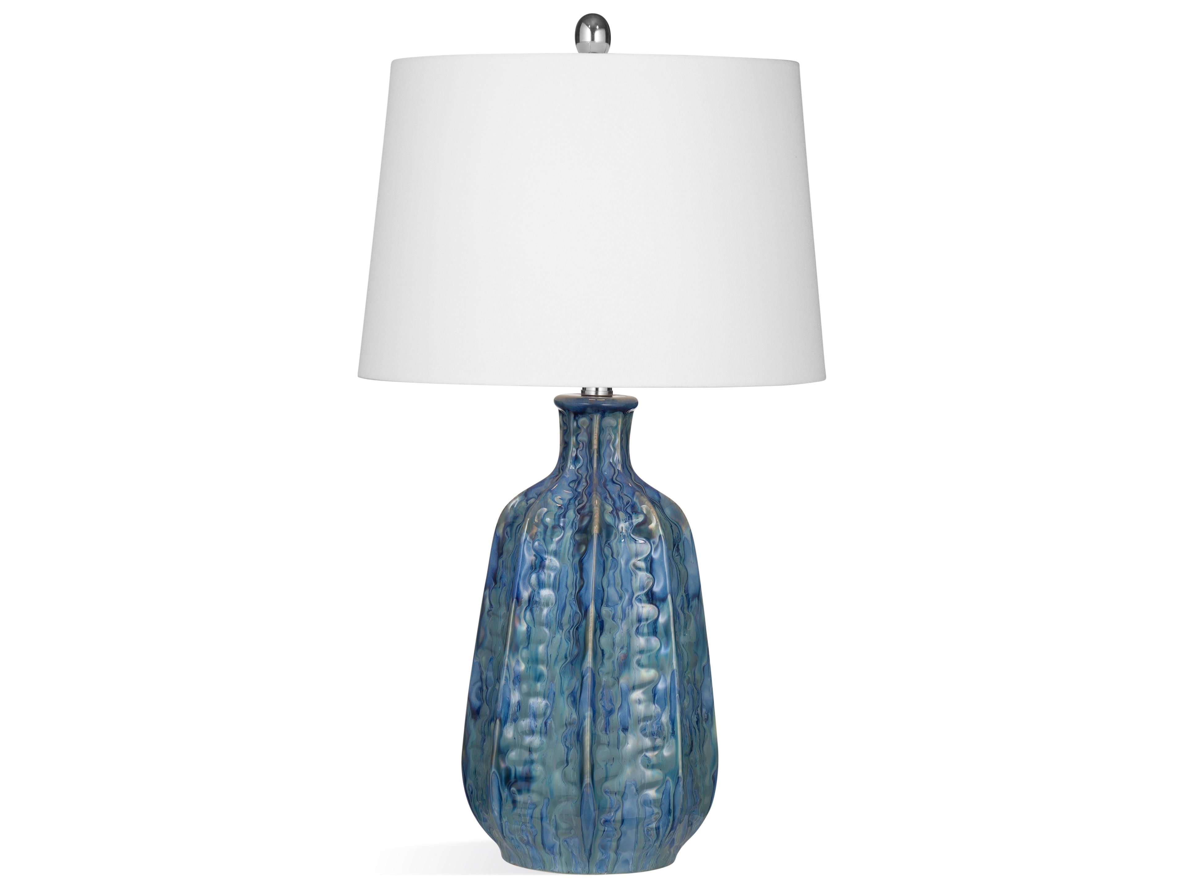 Blue Buffet Lamp