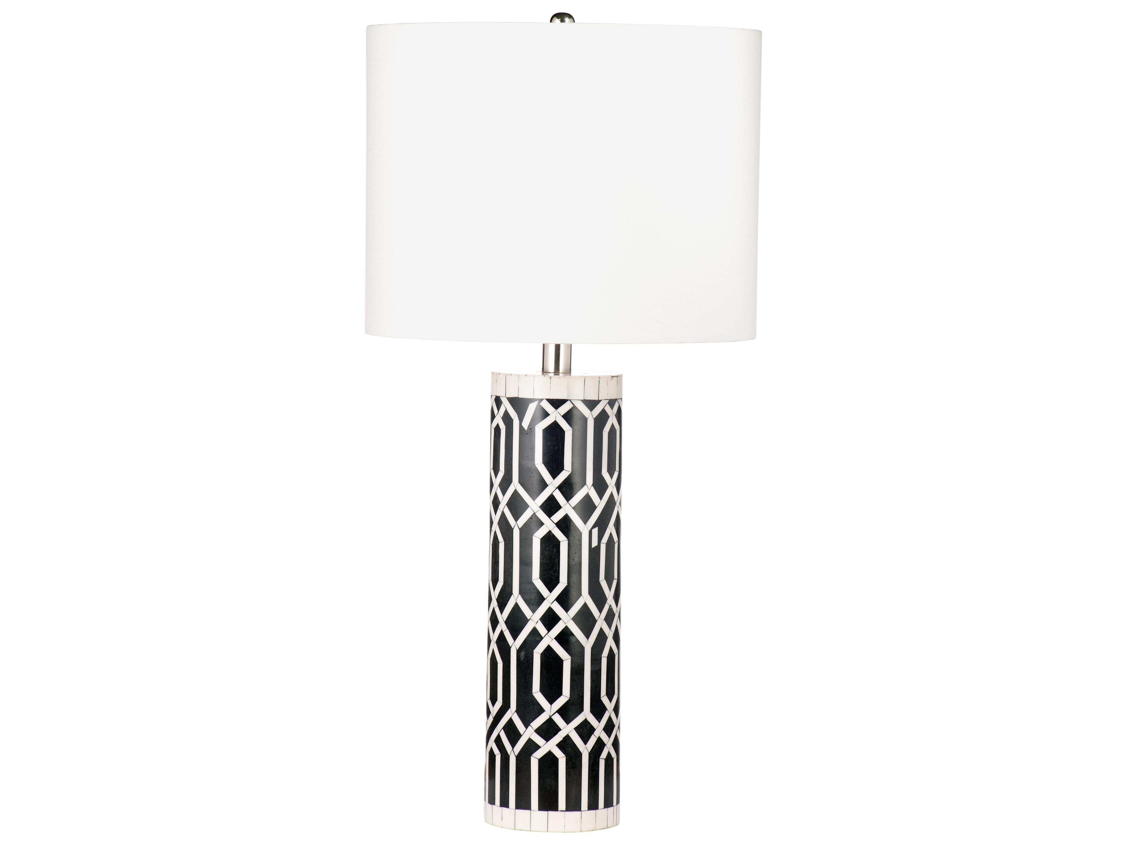Black White Table Lamp