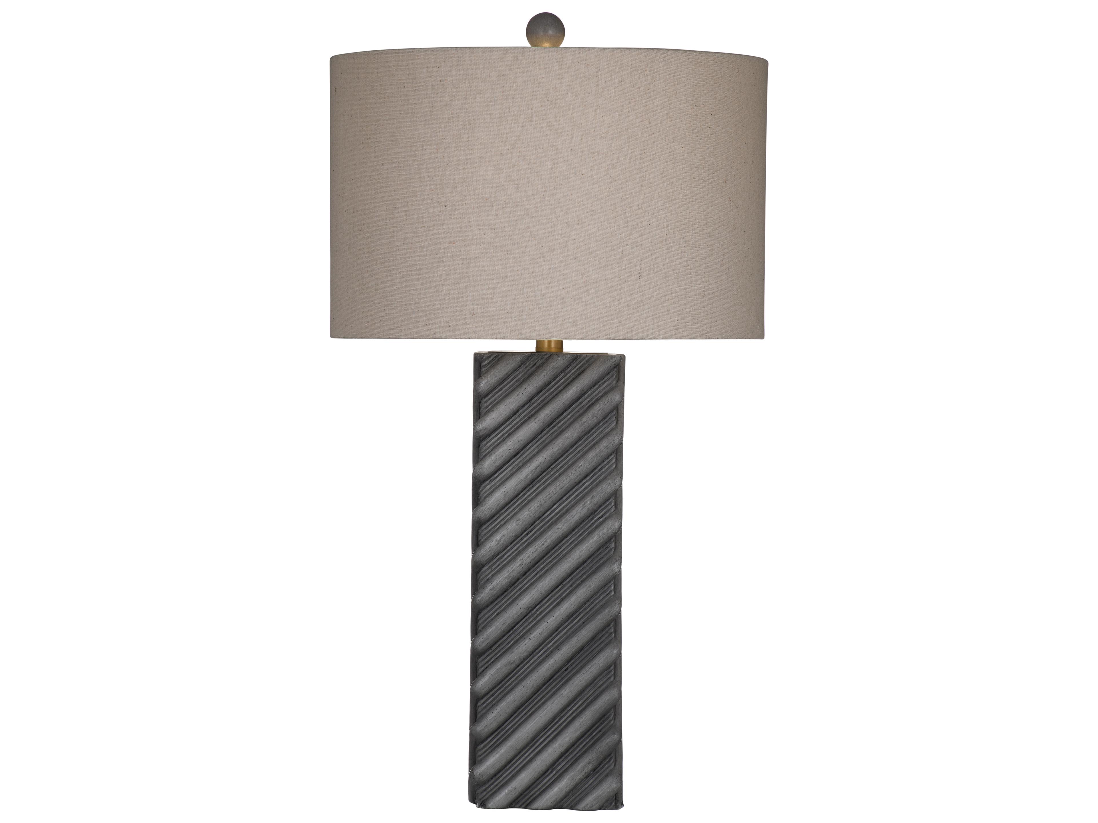 Grey Buffet Lamp