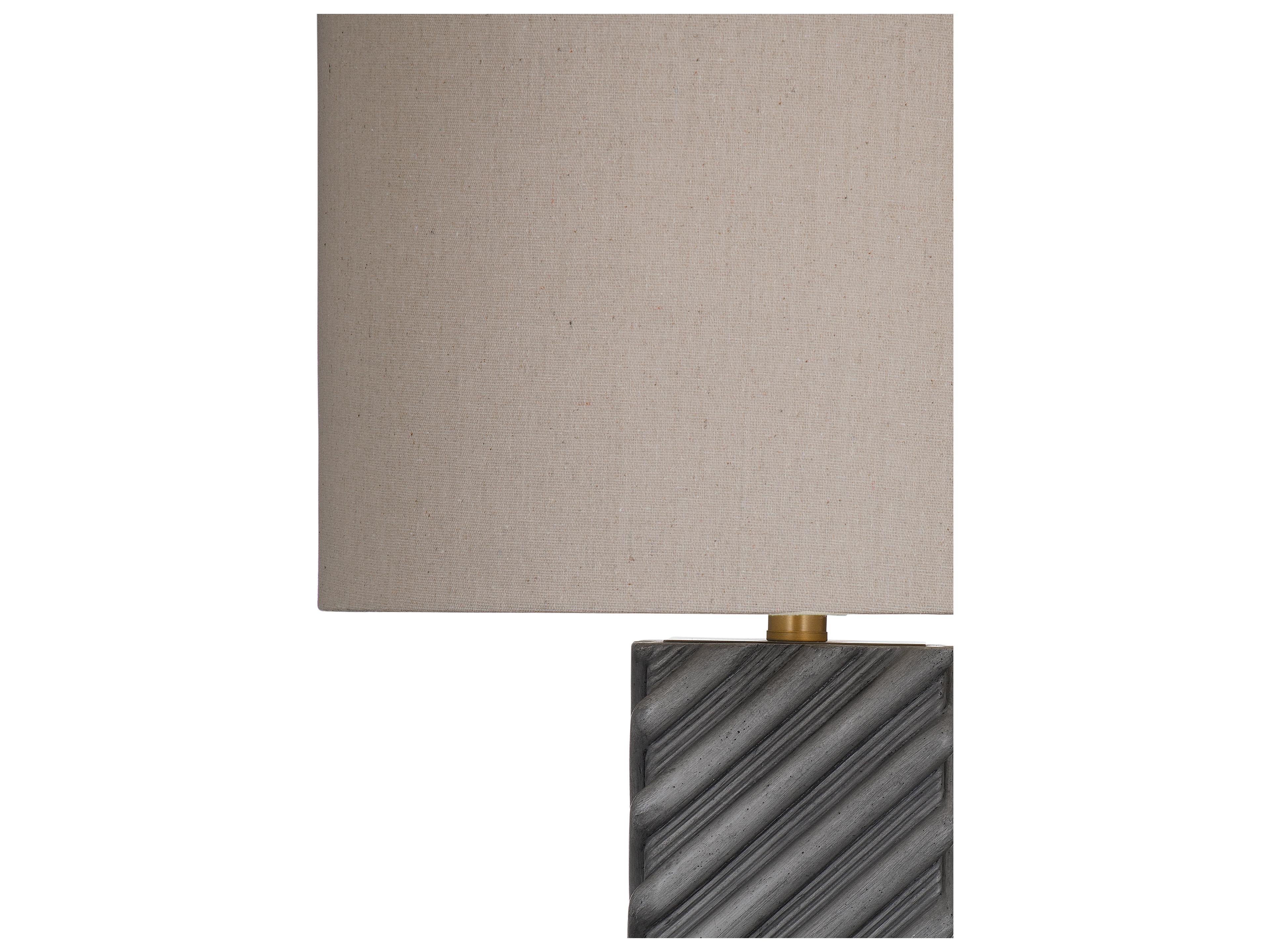 Bassett Mirror Grey Buffet Lamp