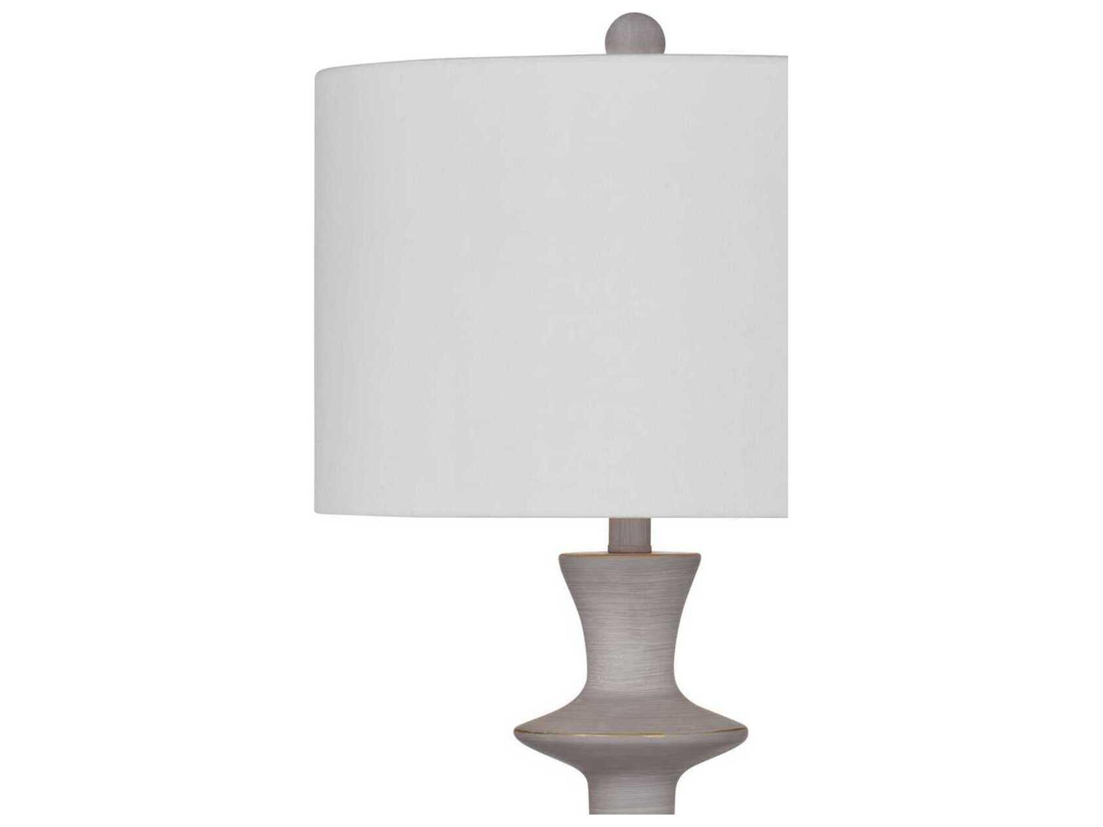 Bassett Mirror Gray Candra Table Lamp