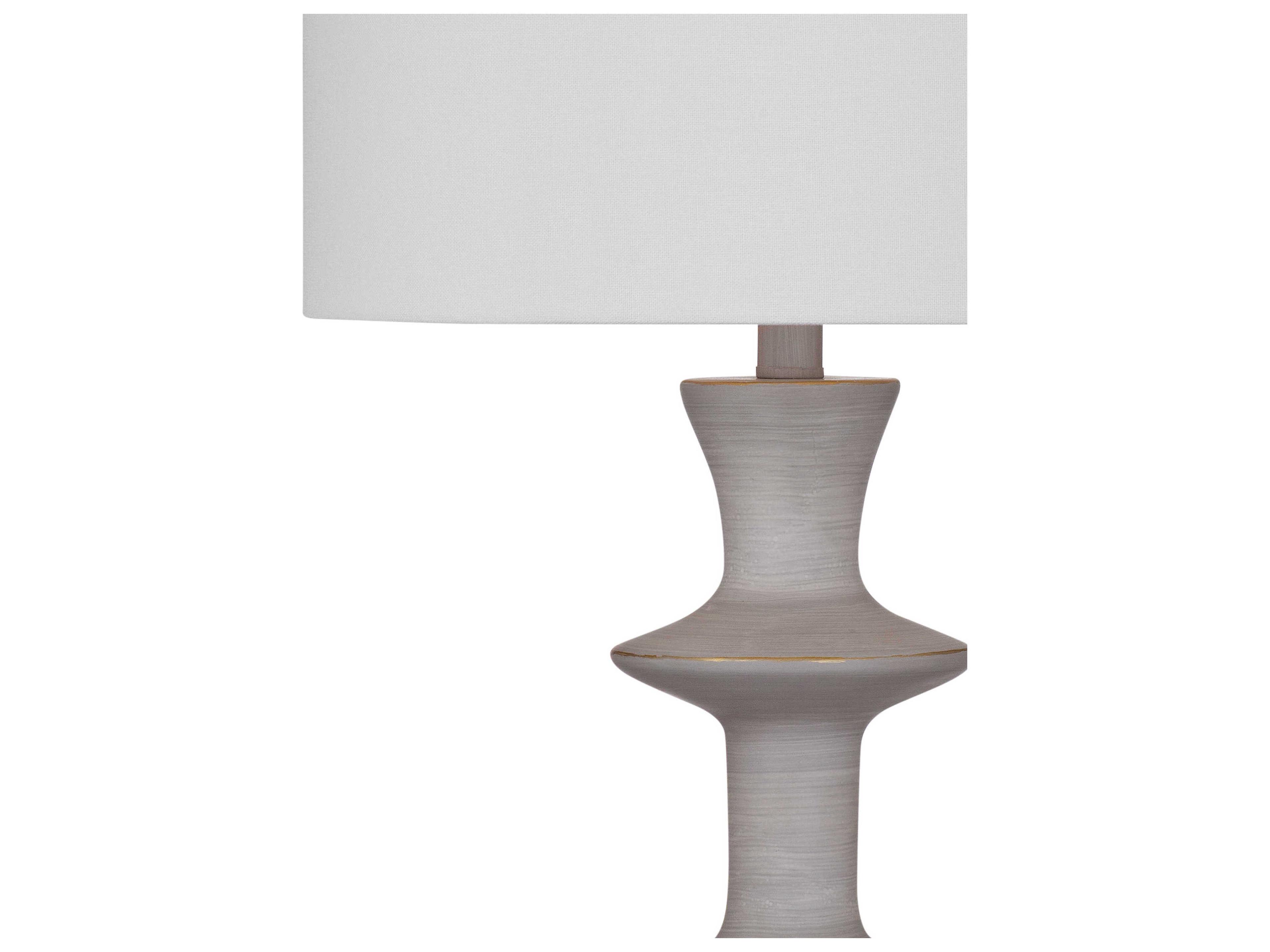 Bassett Mirror Gray Candra Table Lamp