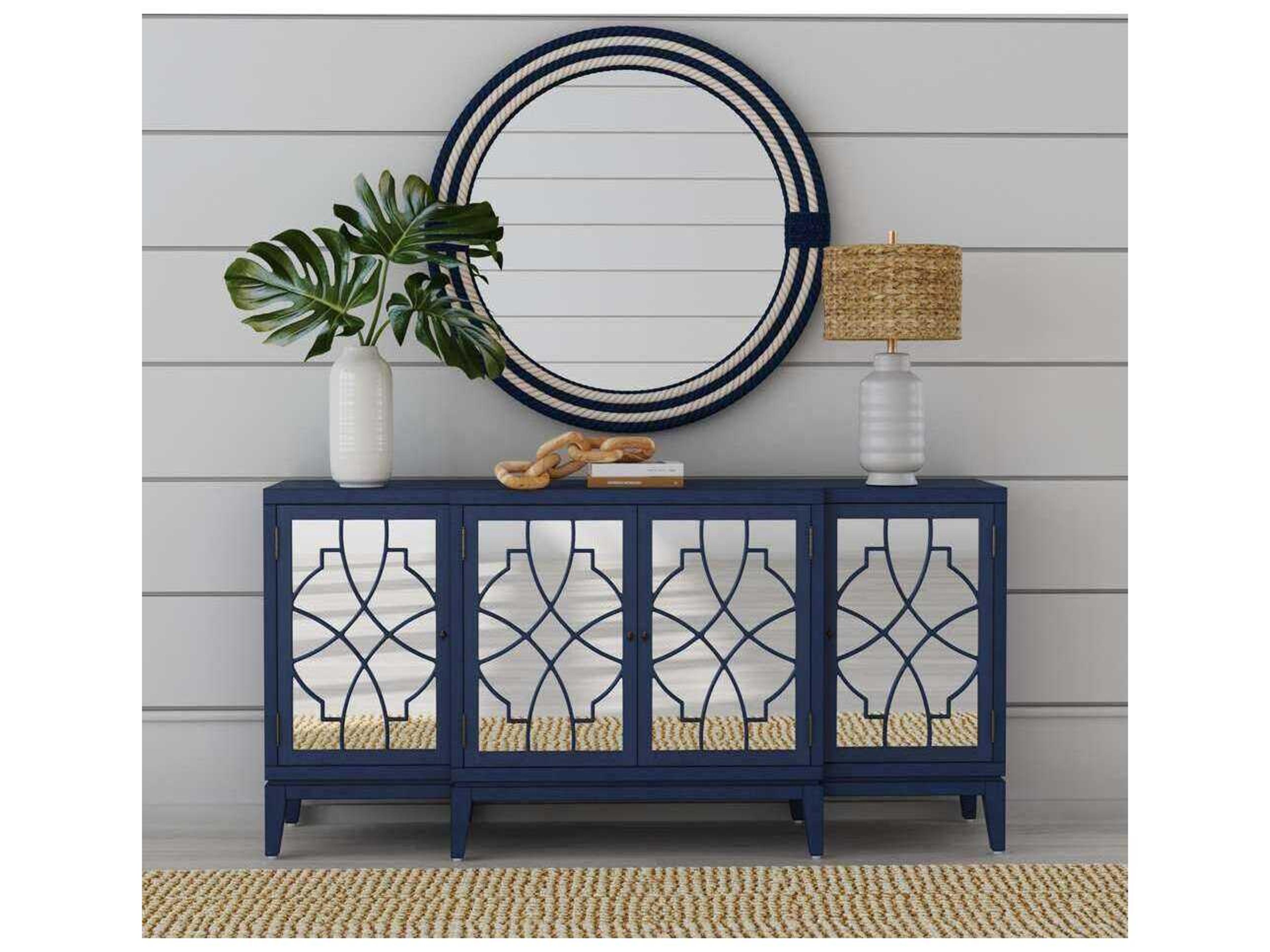 Bassett Mirror White Tigris Table Lamp