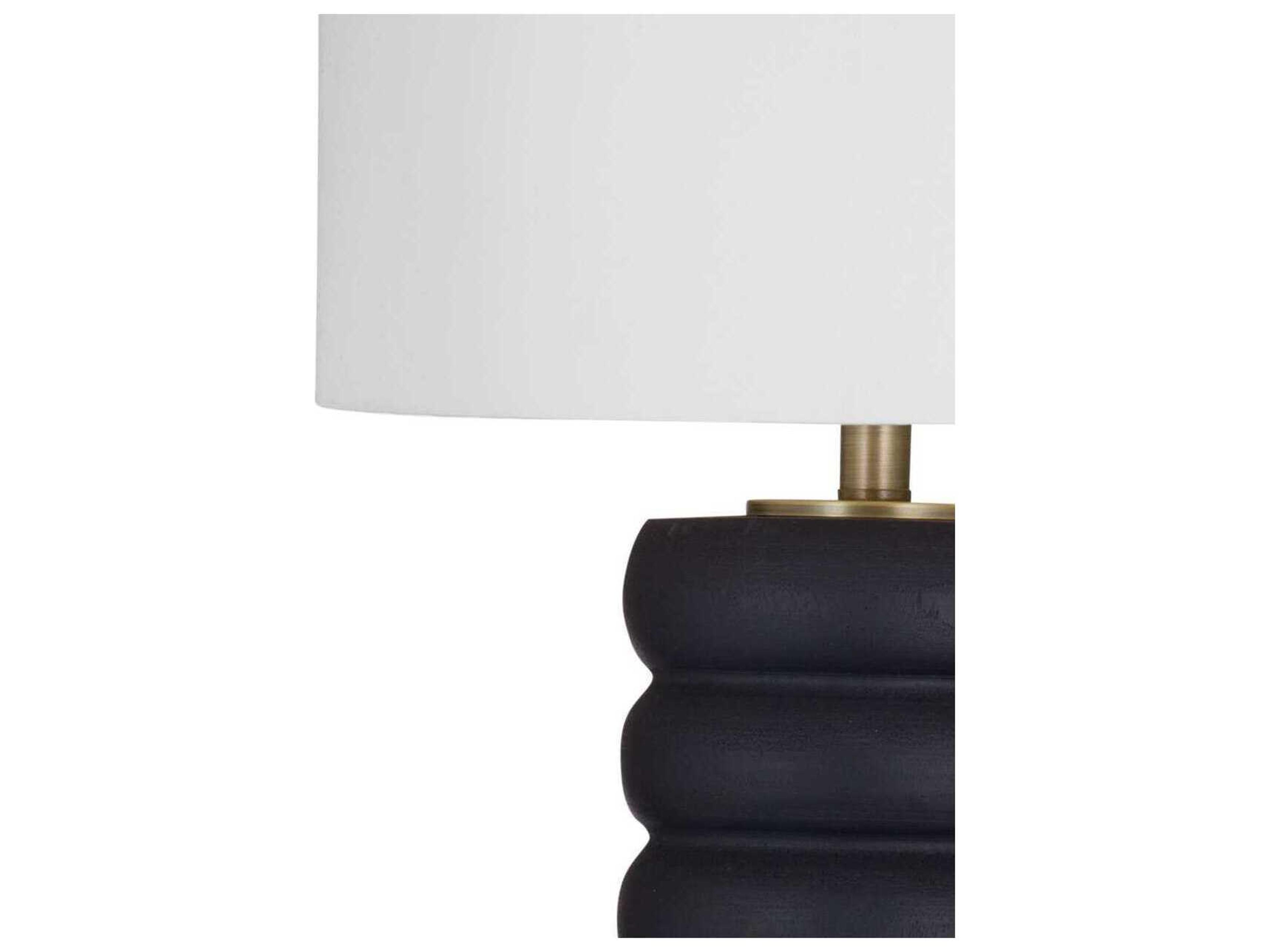 Bassett Mirror Black Pareena Table Lamp