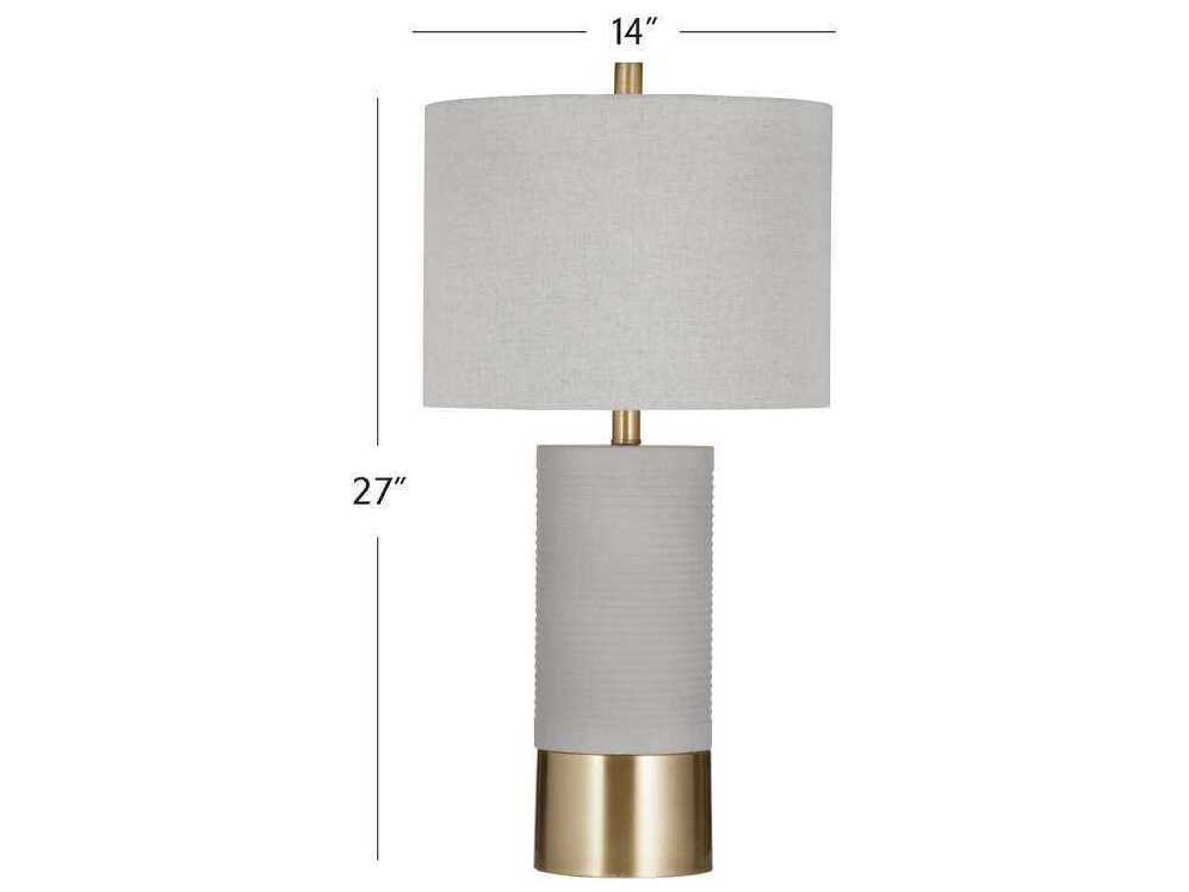 Bassett Mirror Gray Tano Table Lamp