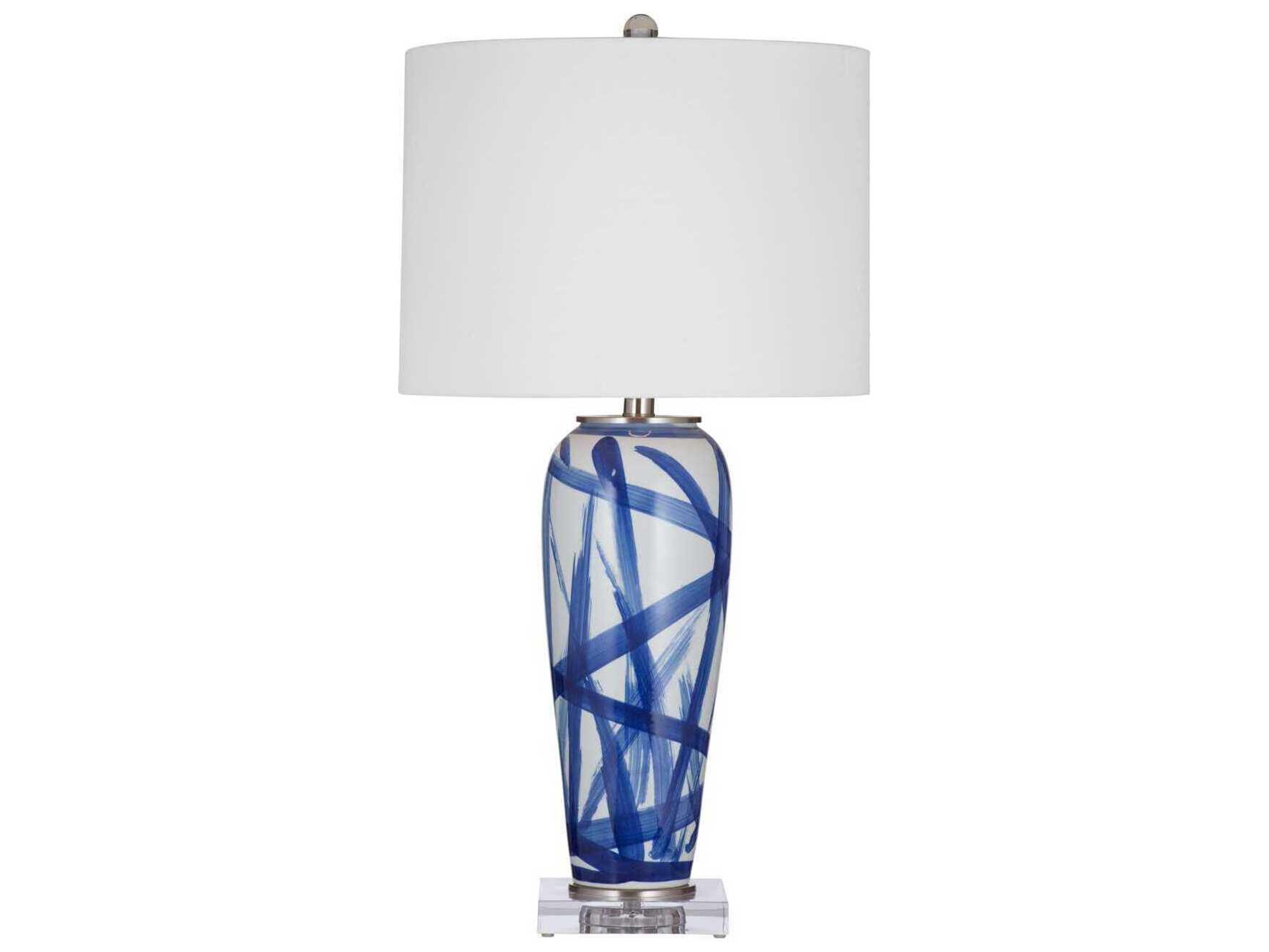 Bassett Mirror Blue Rianna Table Lamp