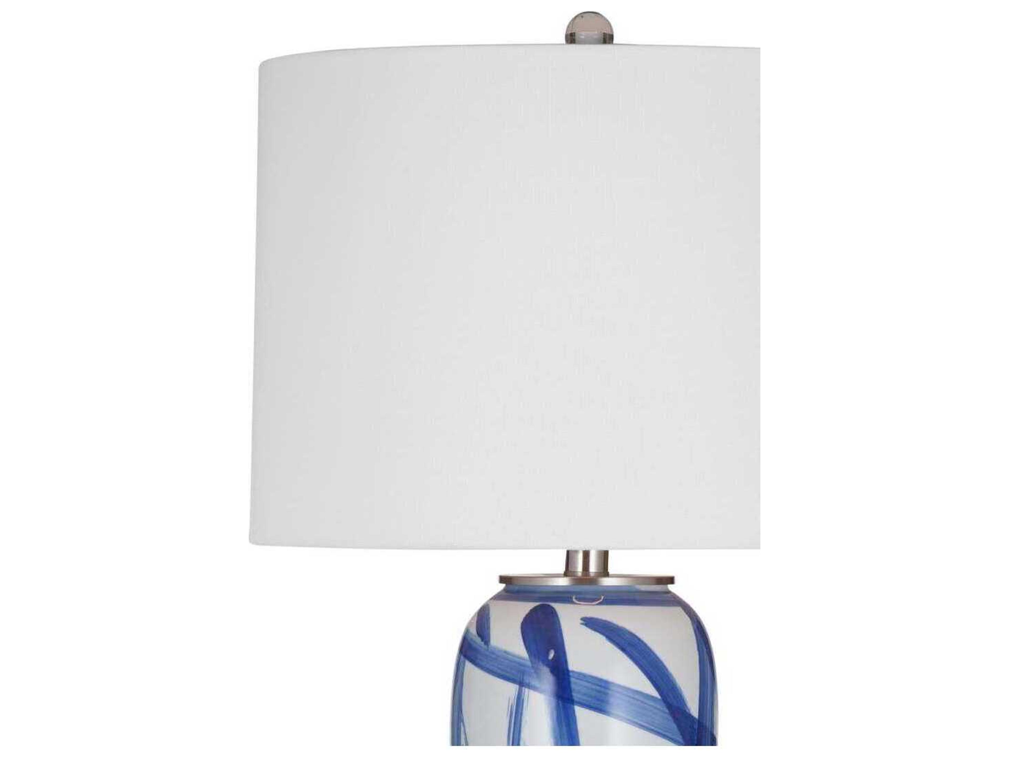 Bassett Mirror Blue Rianna Table Lamp
