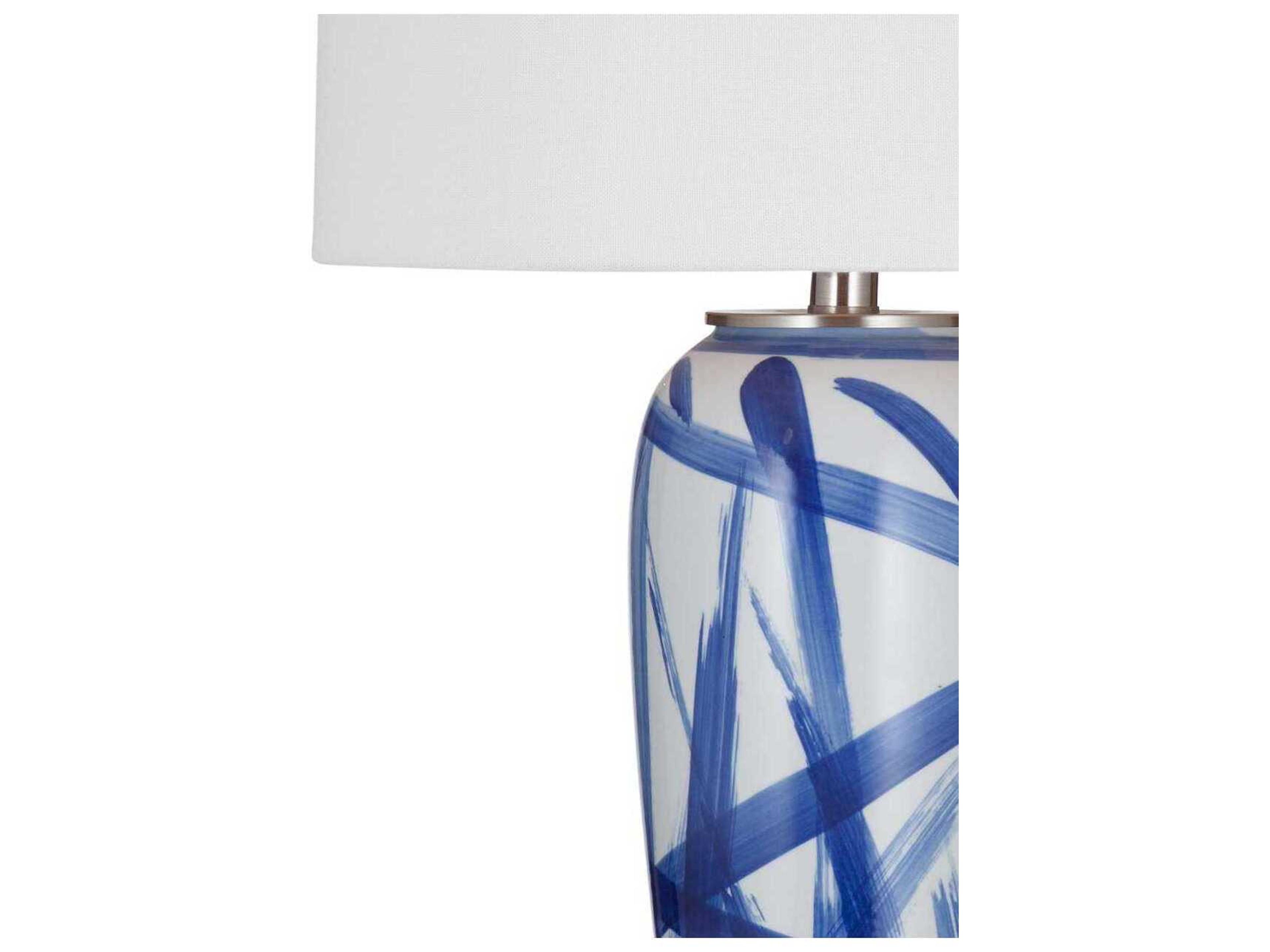 Bassett Mirror Blue Rianna Table Lamp