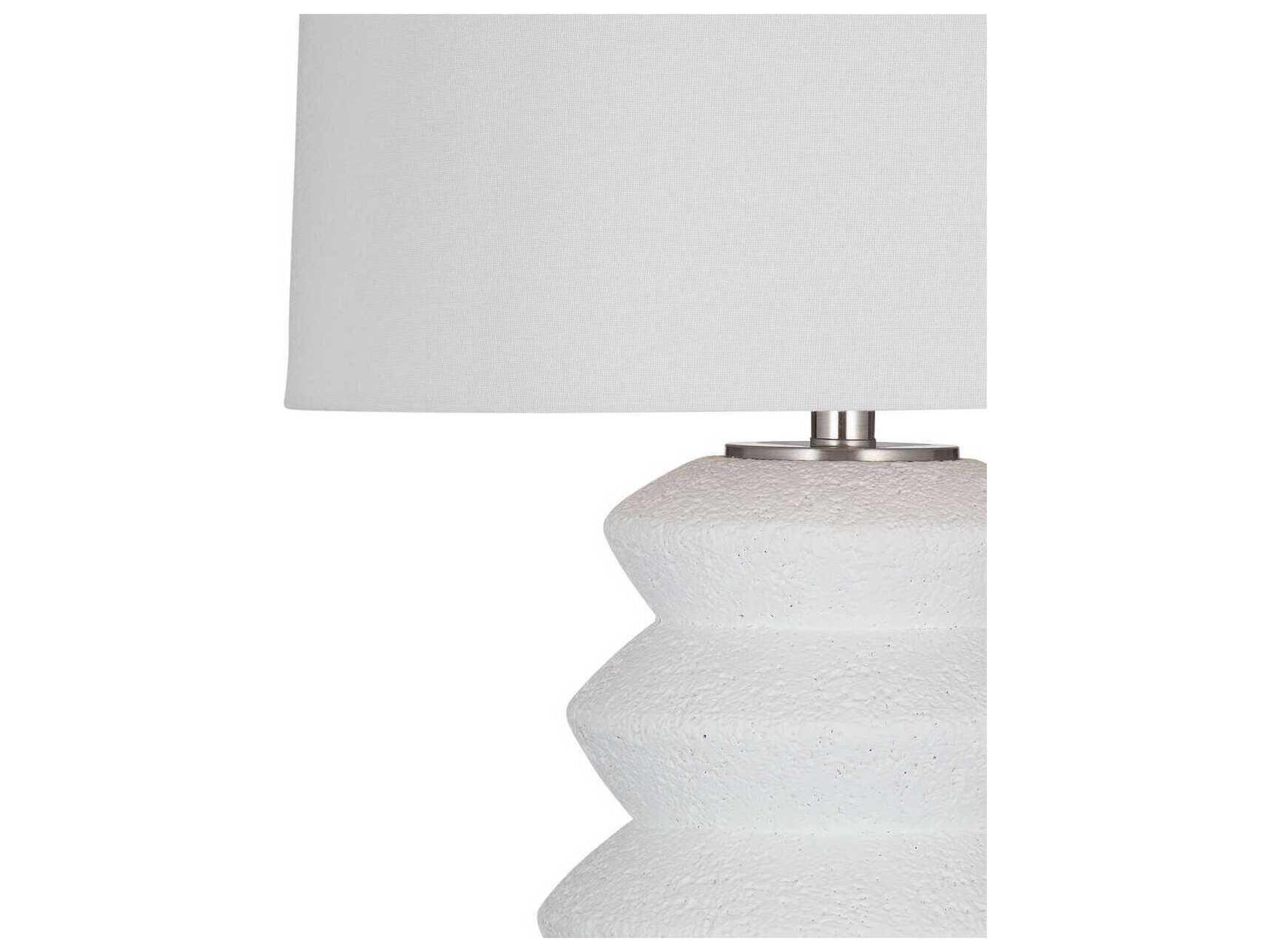 Bassett Mirror White Hess Table Lamp