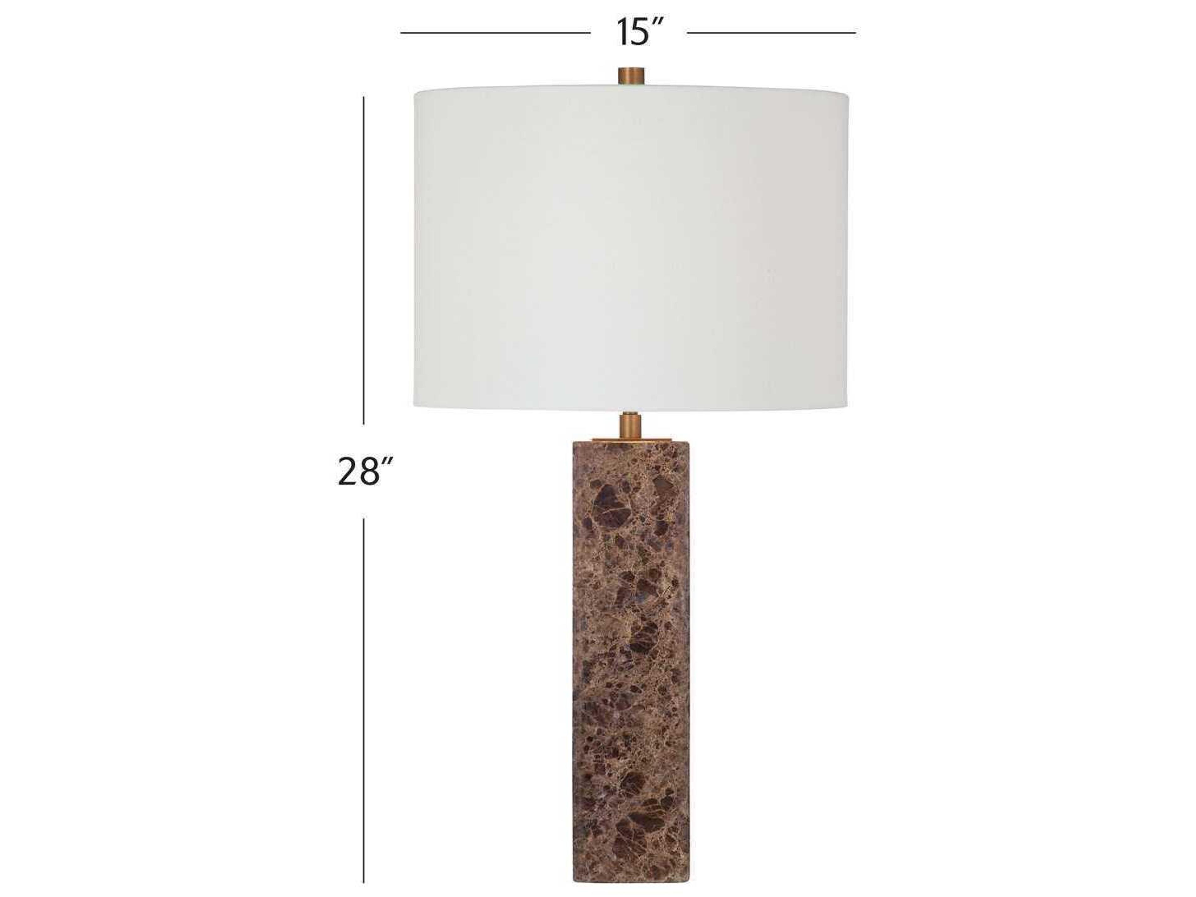 Bassett Mirror Brown Berrien Table Lamp