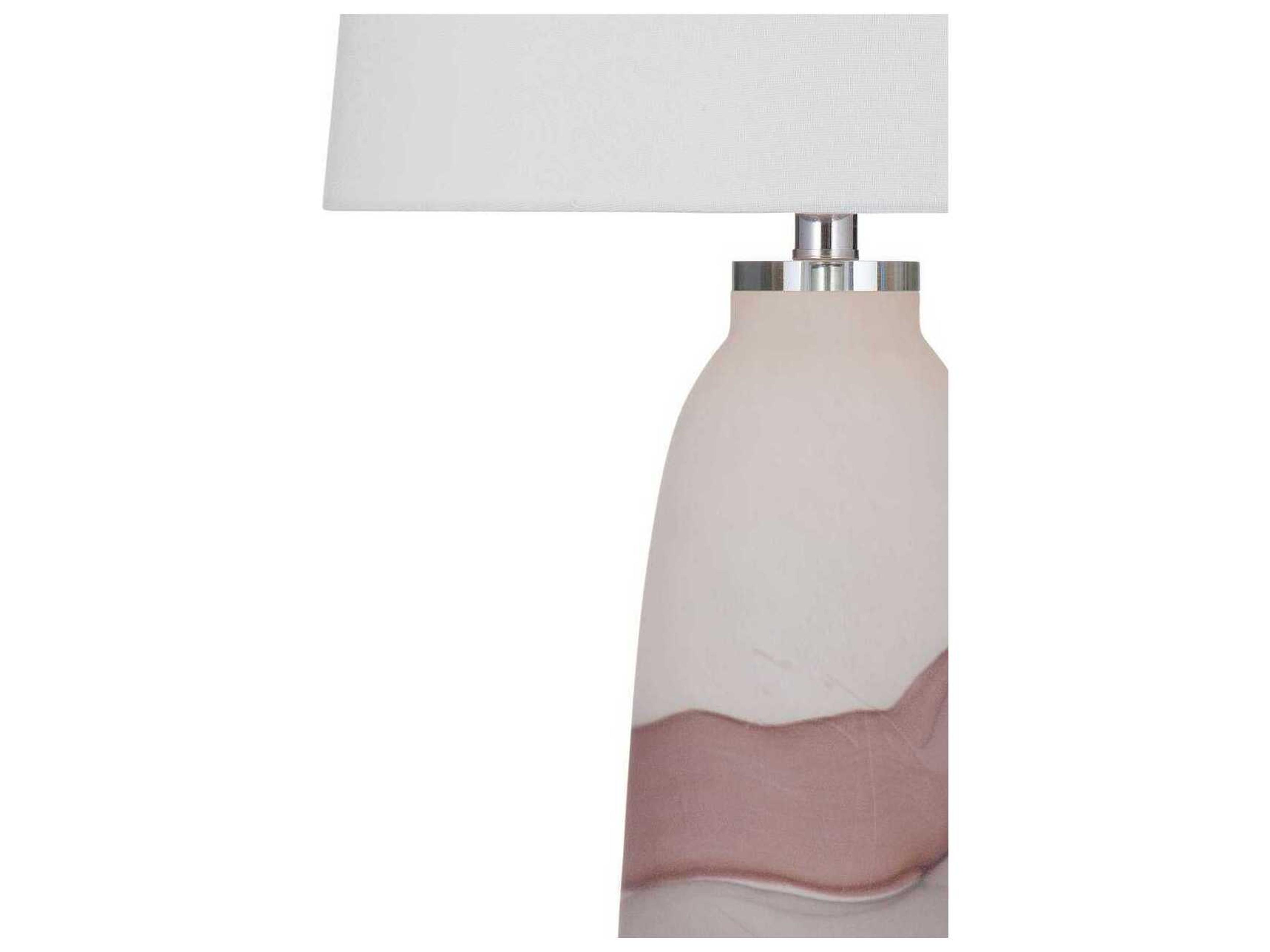 Bassett Mirror White Benin Table Lamp