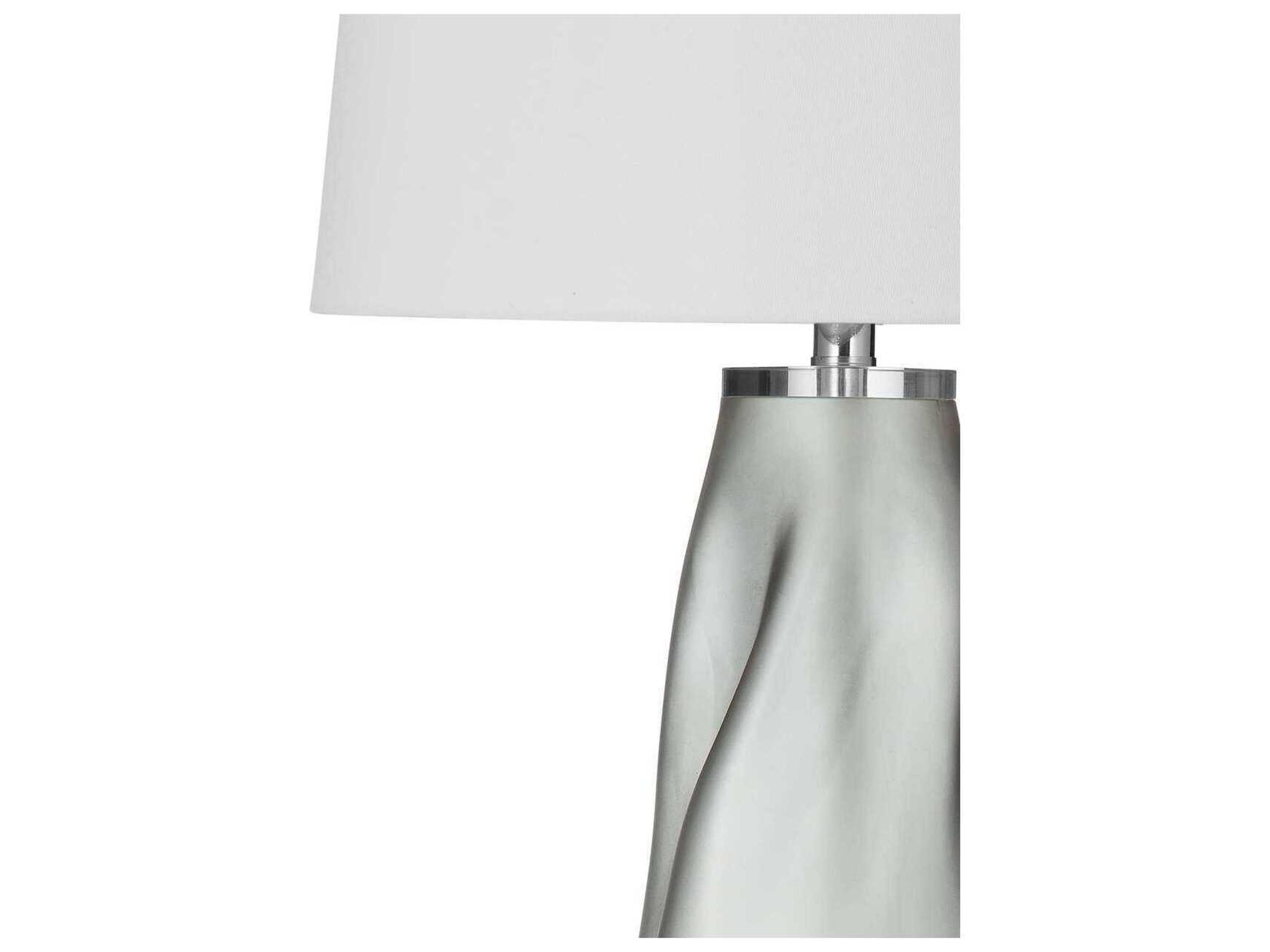 Bassett Mirror Gray Gabon Table Lamp