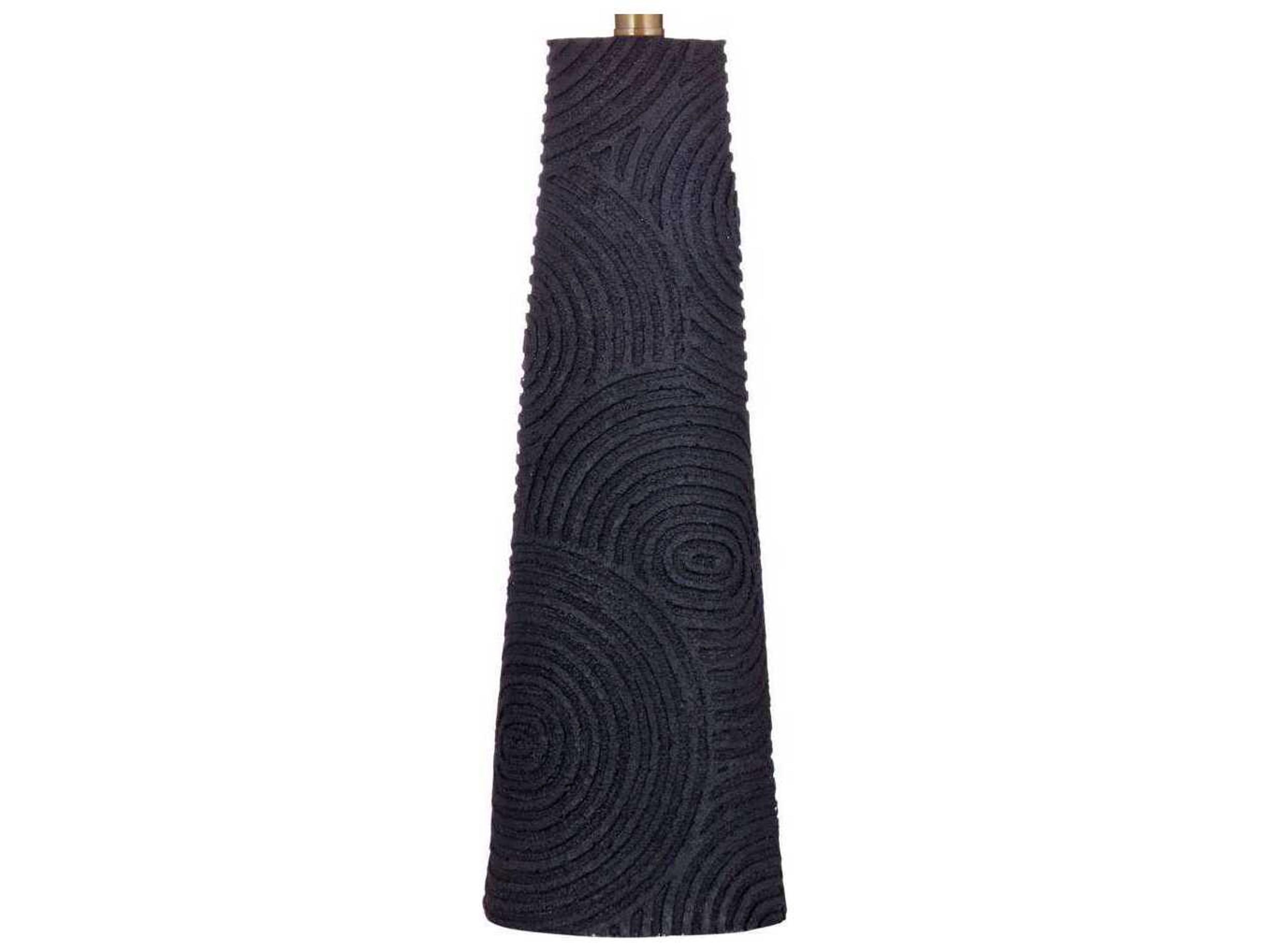 Bassett Mirror Black Merrick Table Lamp