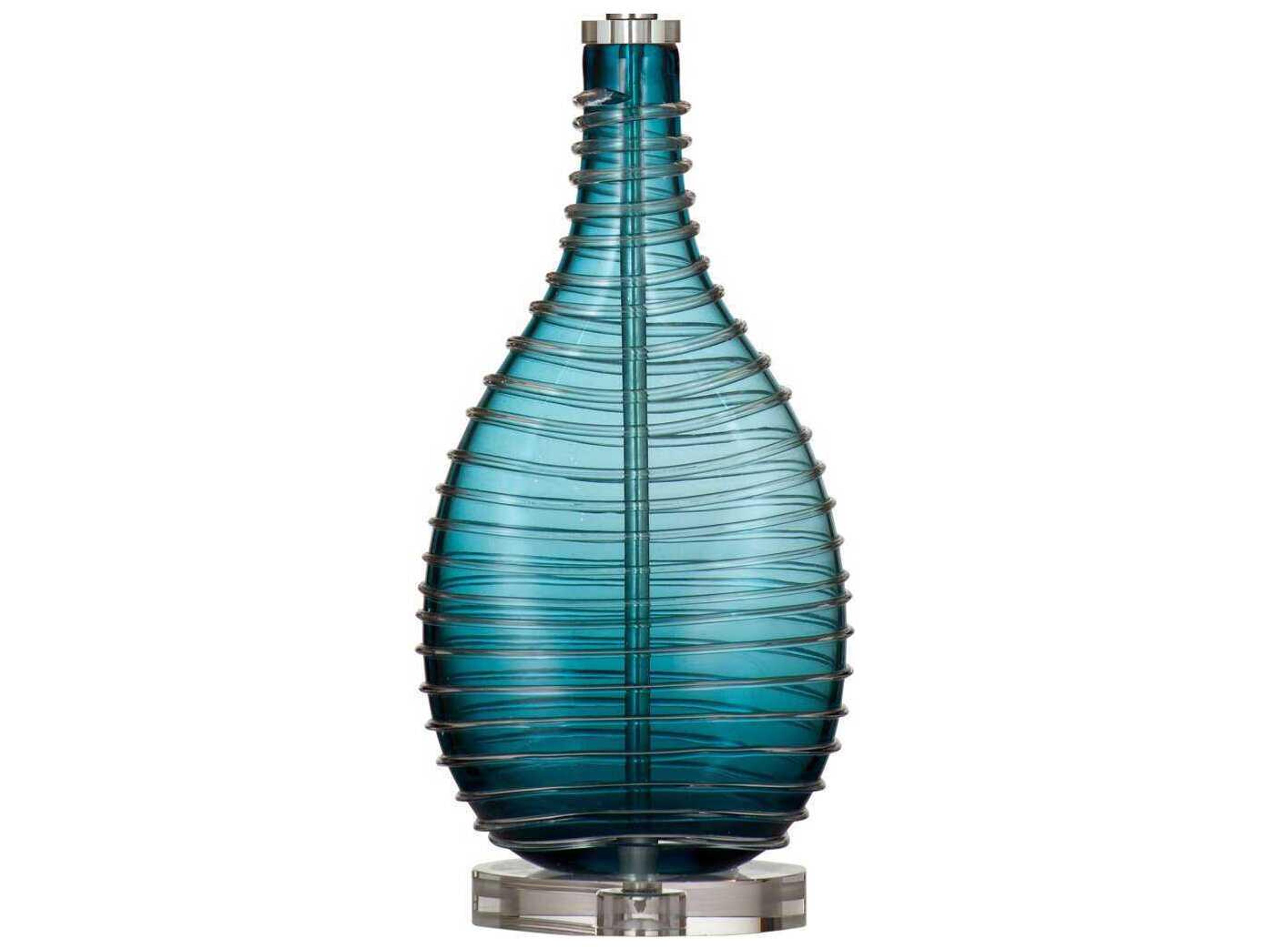 Bassett Mirror Blue Andorra Table Lamp