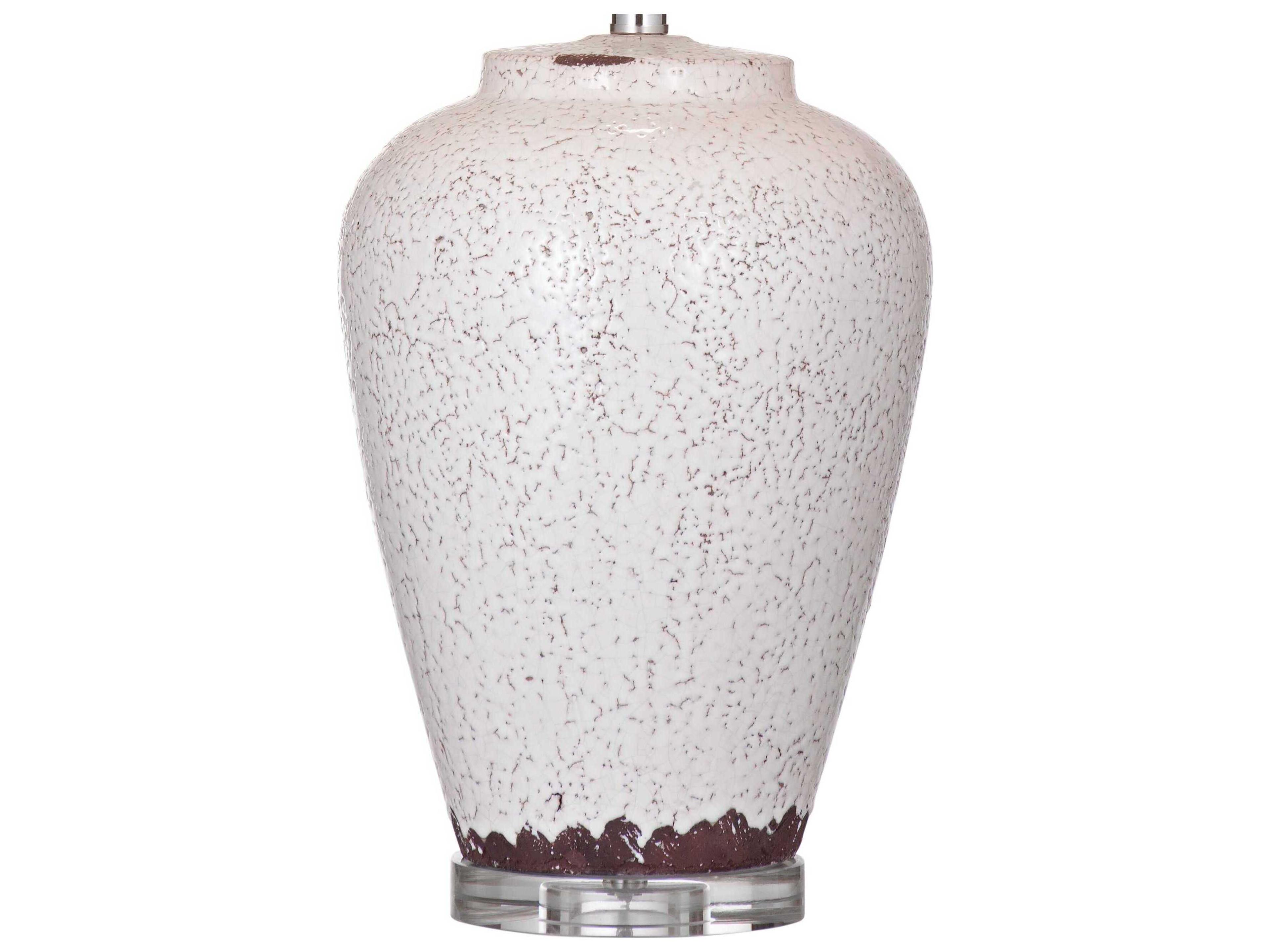 Bassett Mirror Celburne White Table Lamp