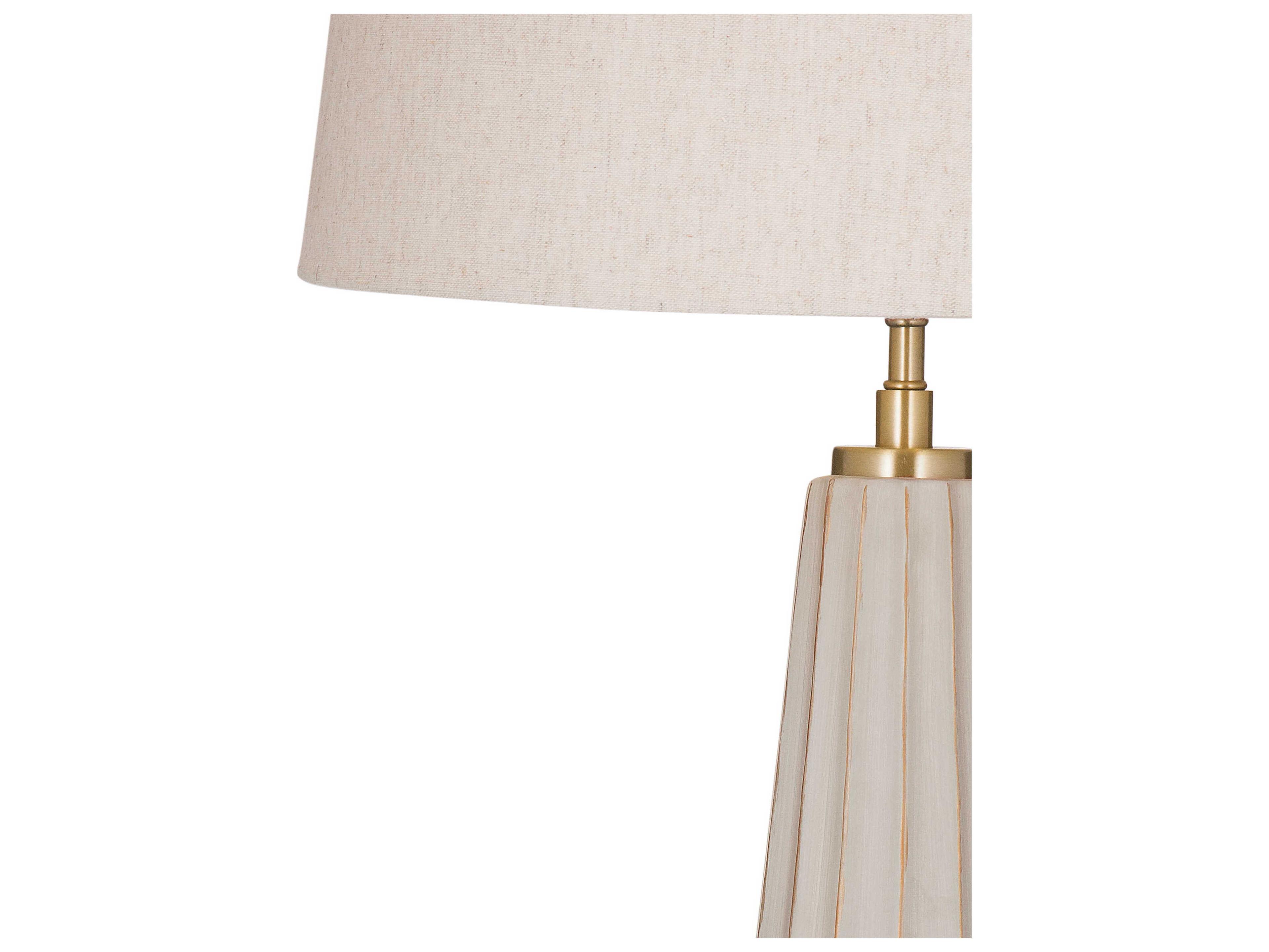 Bassett Mirror Wythe White Table Lamp