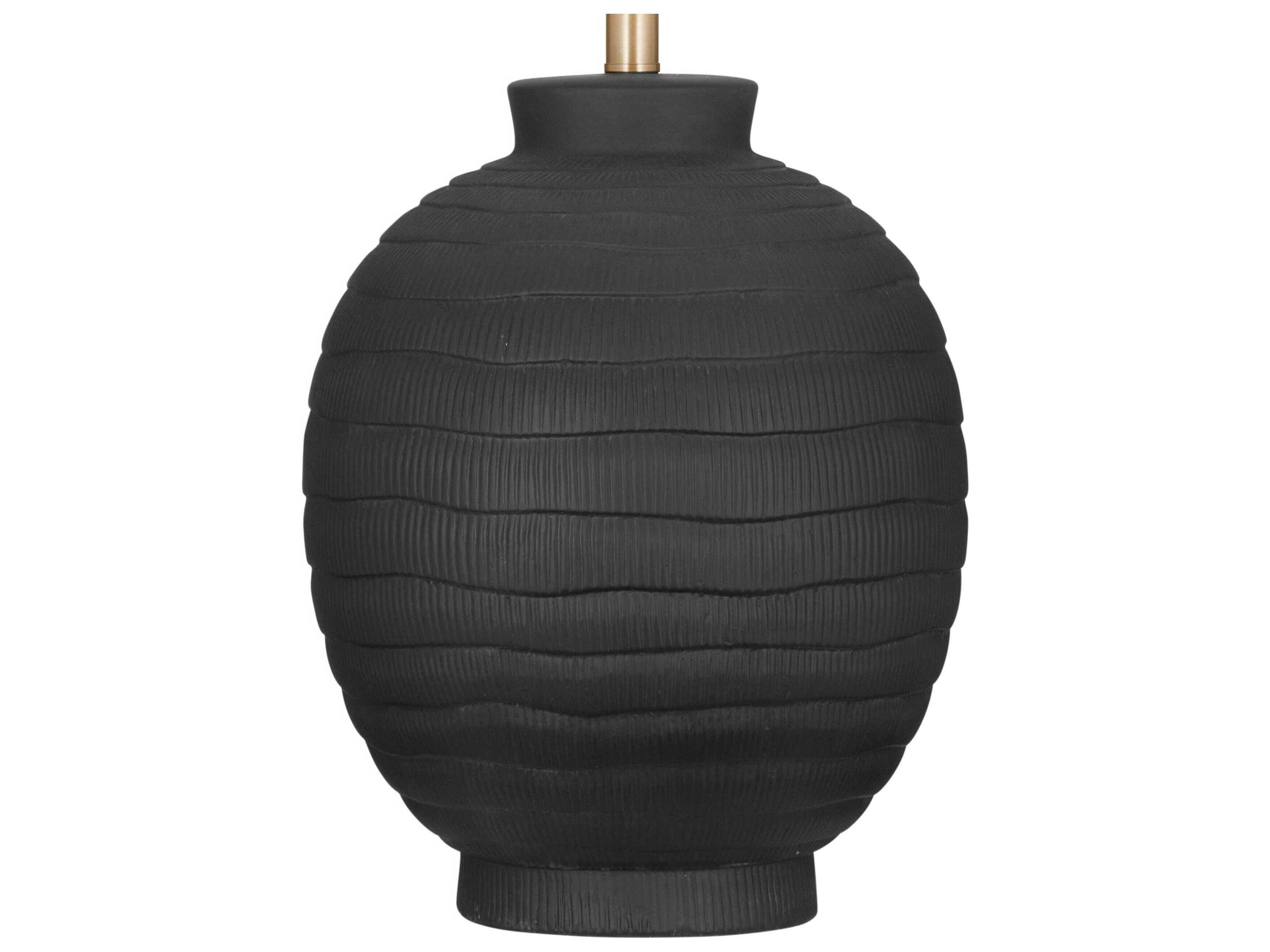 Bassett Mirror Black Ventraa Table Lamp