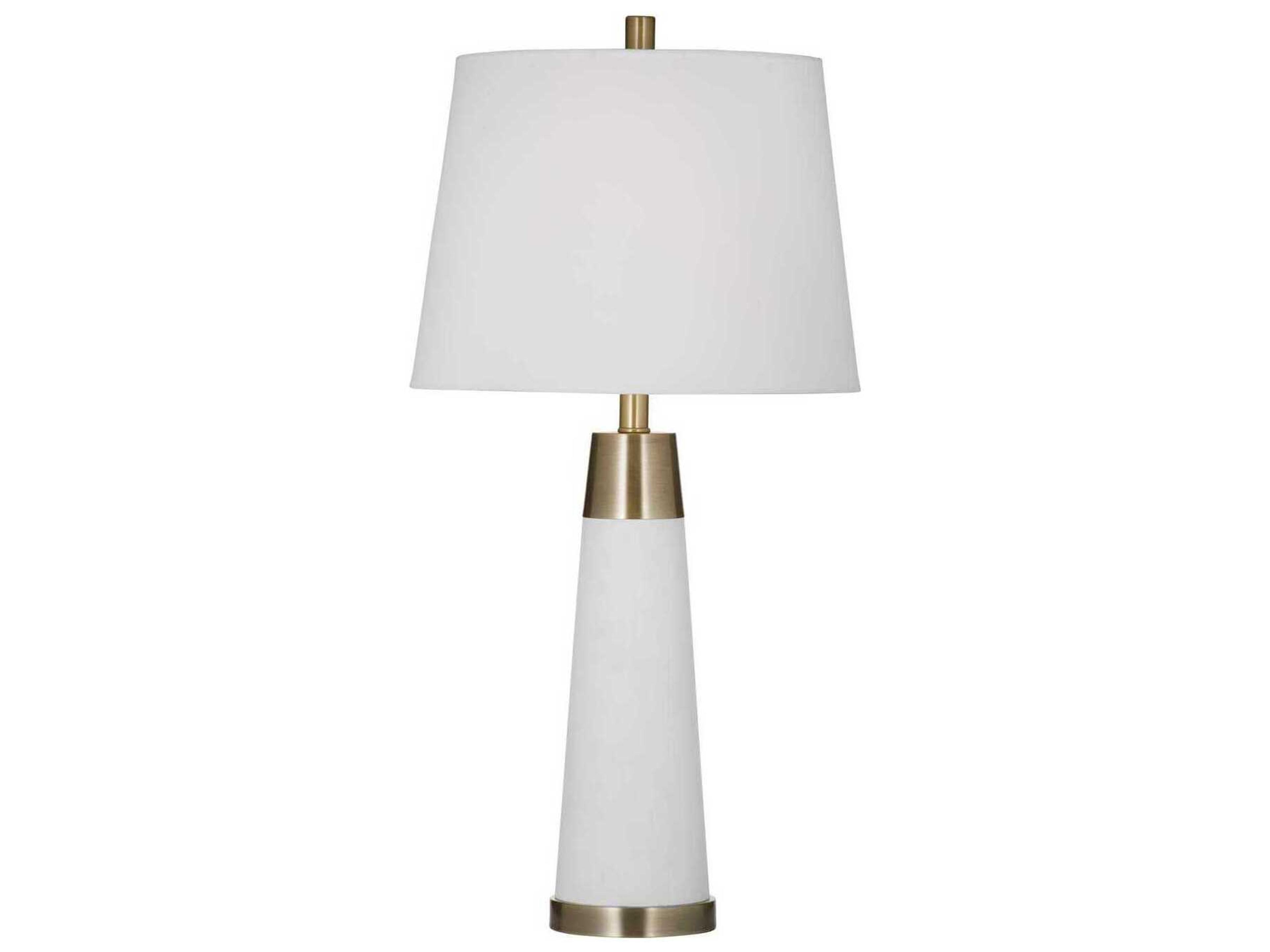 Bassett Mirror White Osage Table Lamp