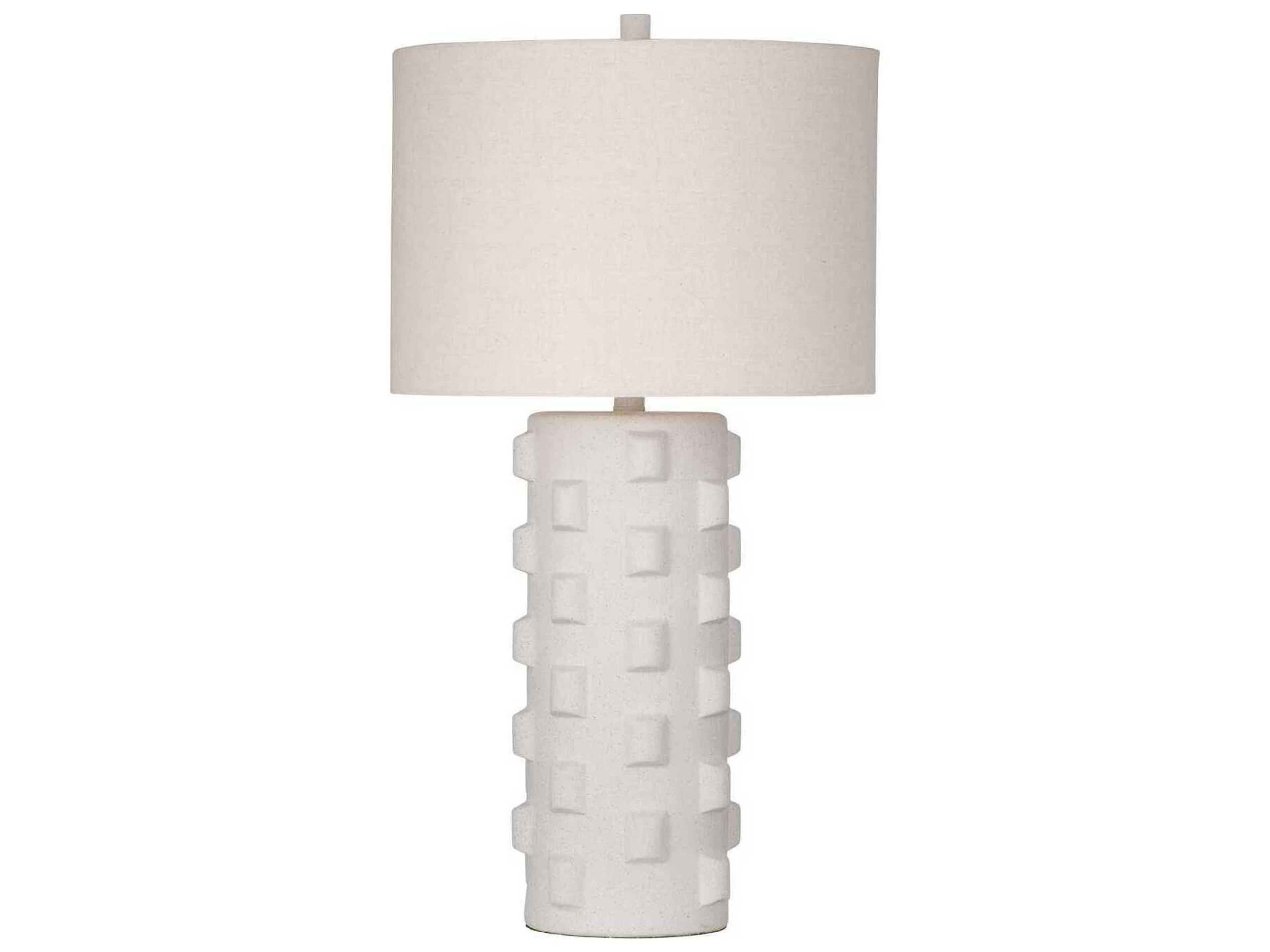 Bassett Mirror White Mellette Table Lamp