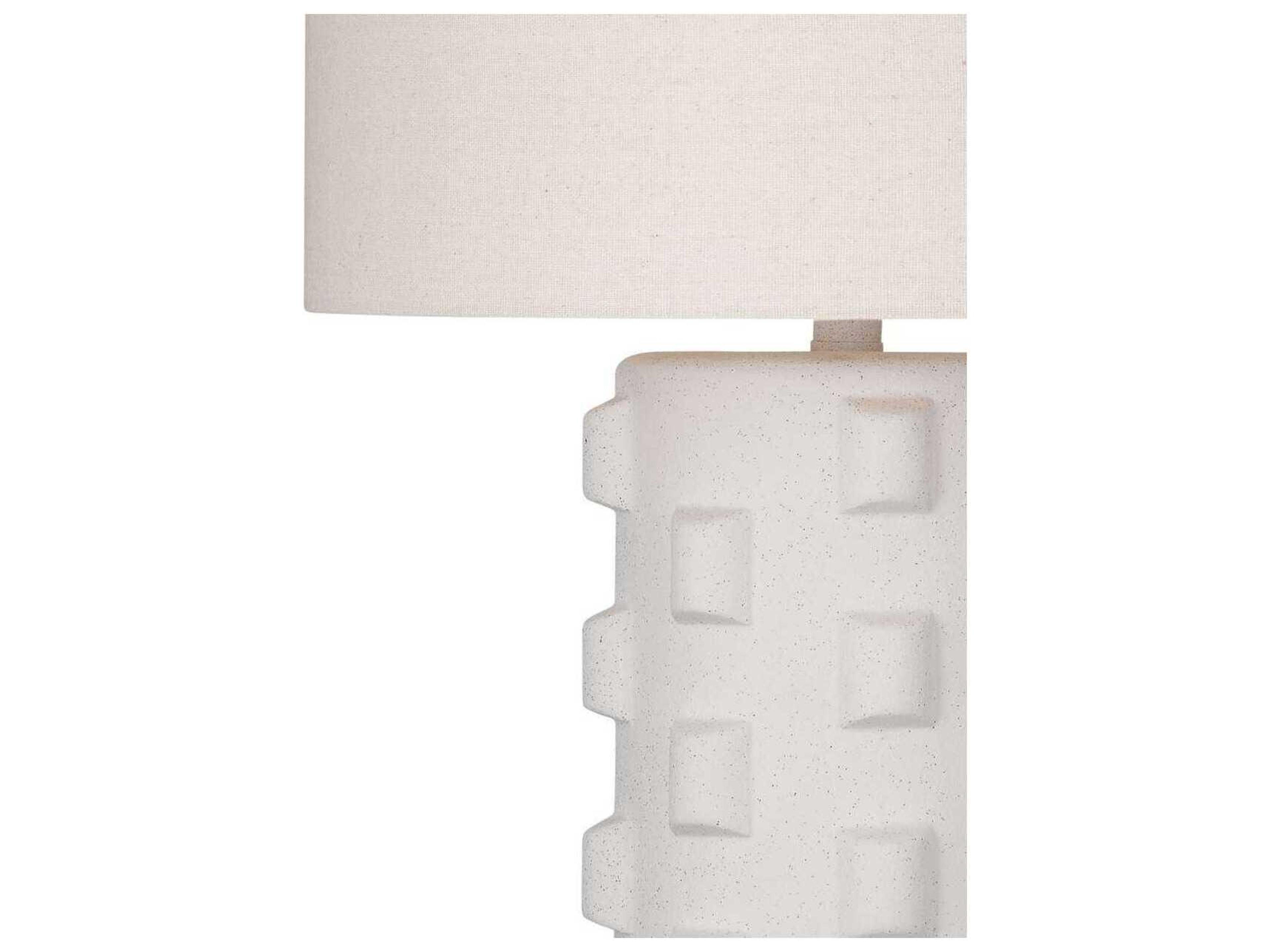 Bassett Mirror White Mellette Table Lamp