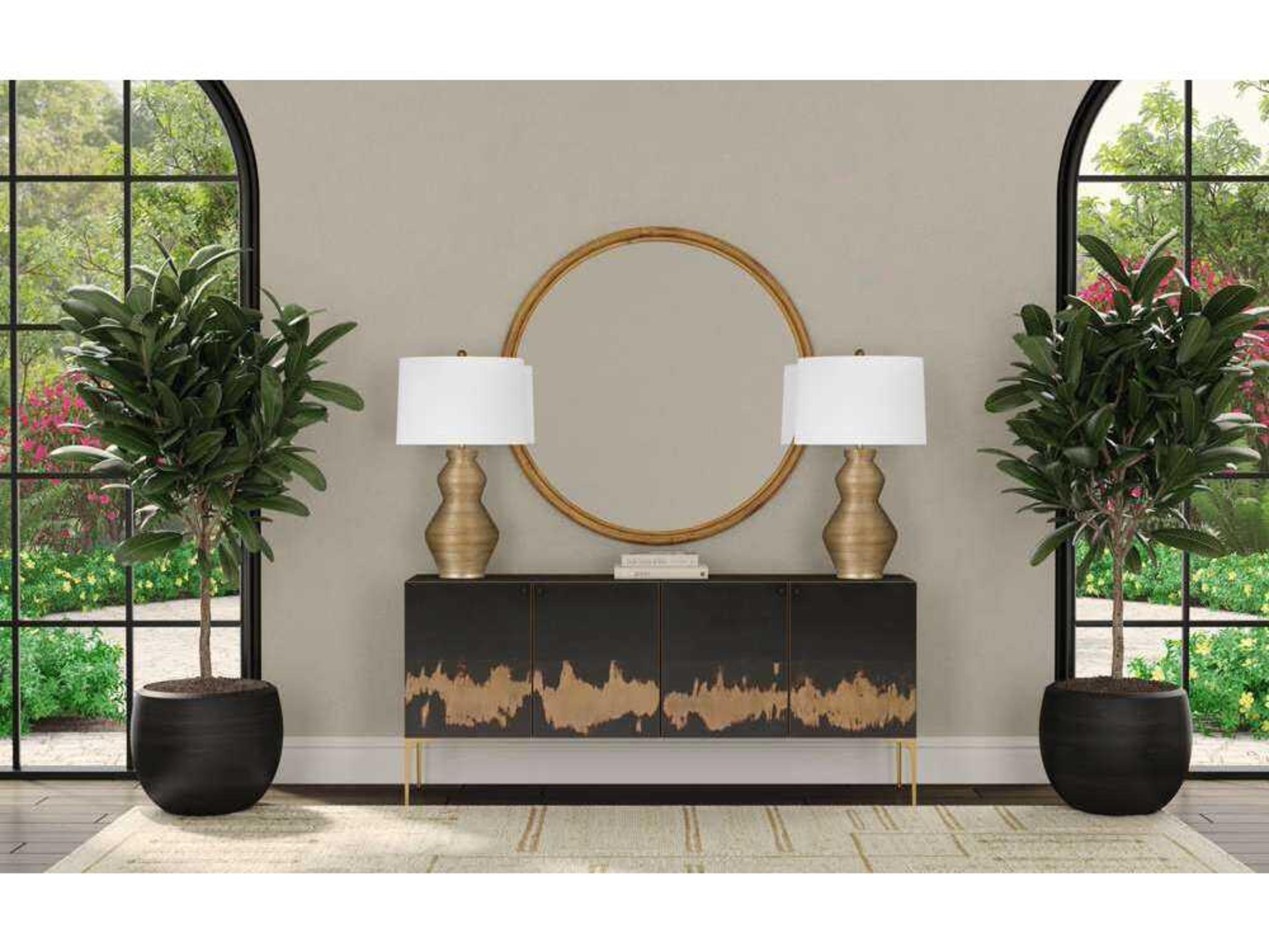 Bassett Mirror Gold Panola Table Lamp