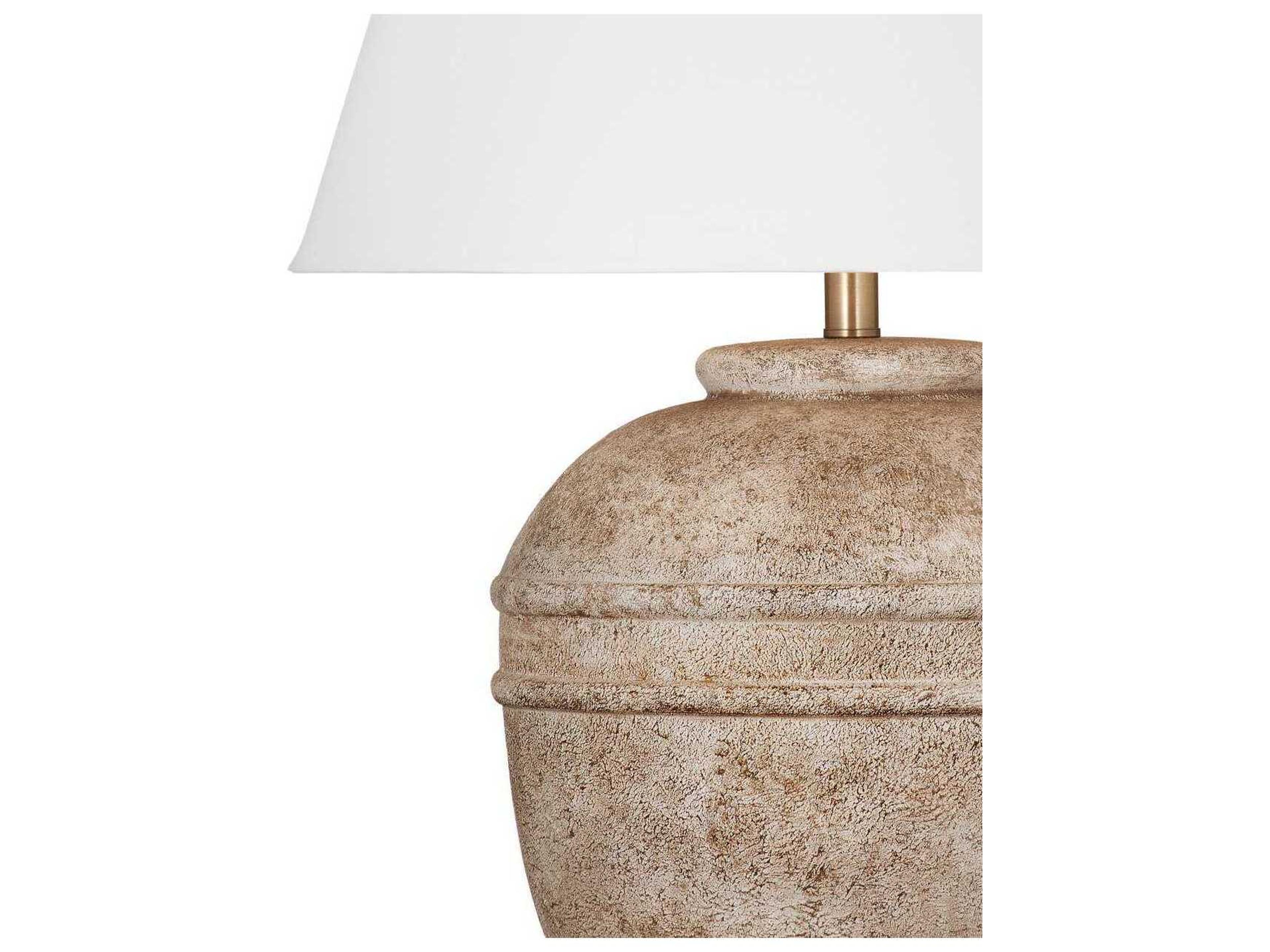 Bassett Mirror White Ashland Table Lamp