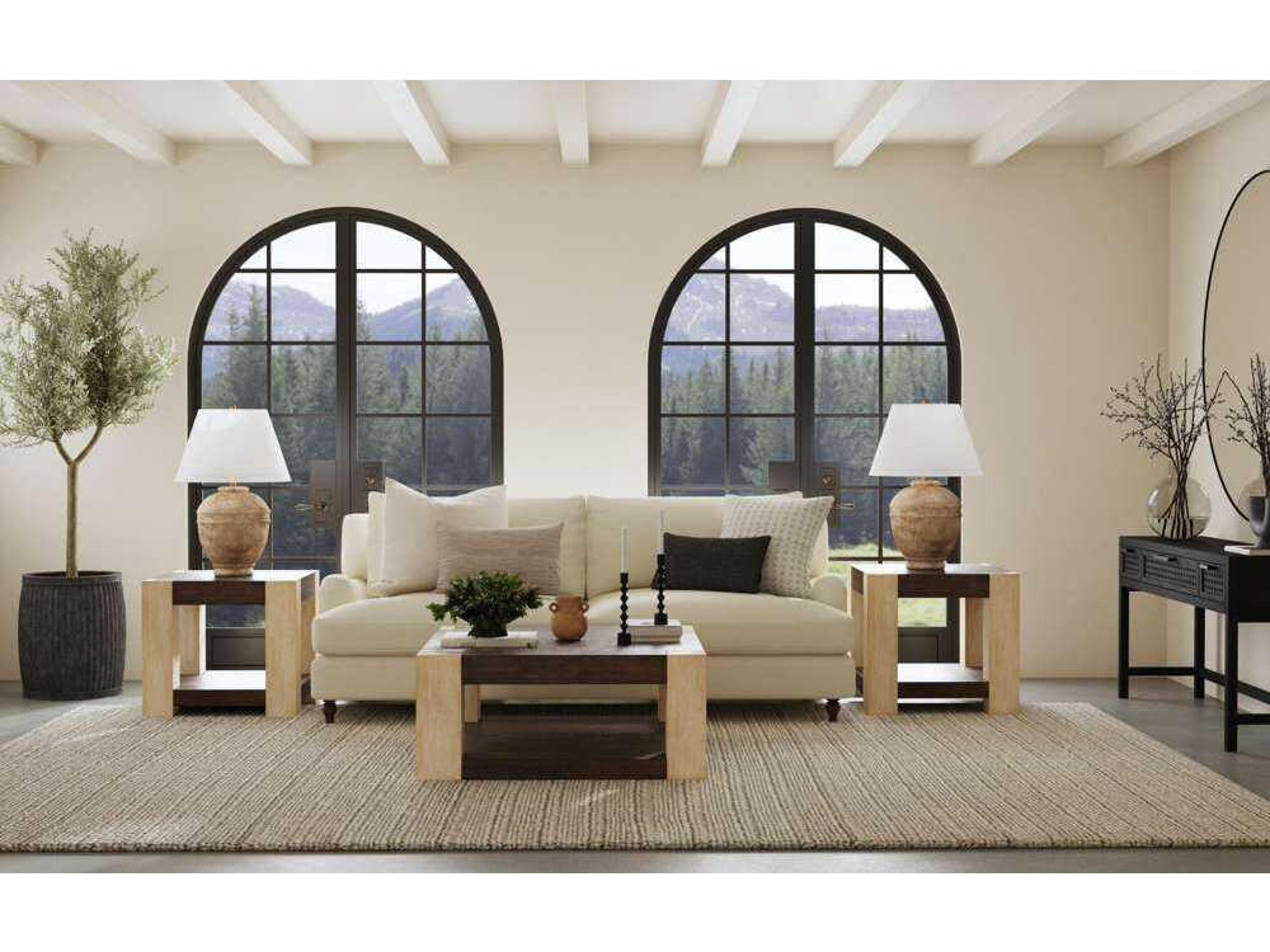 Bassett Mirror White Ashland Table Lamp