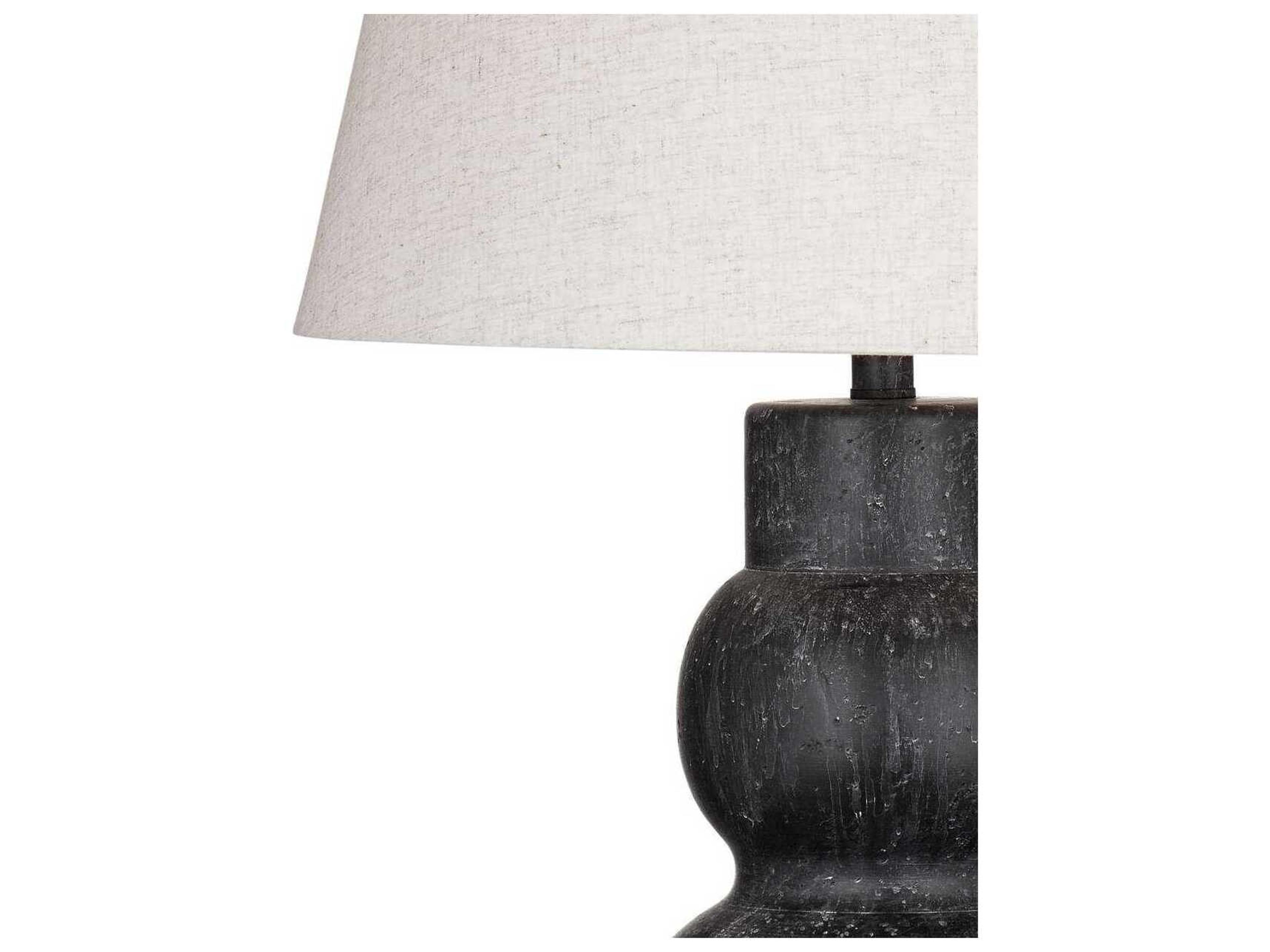 Bassett Mirror Black Cabo Rojo Table Lamp