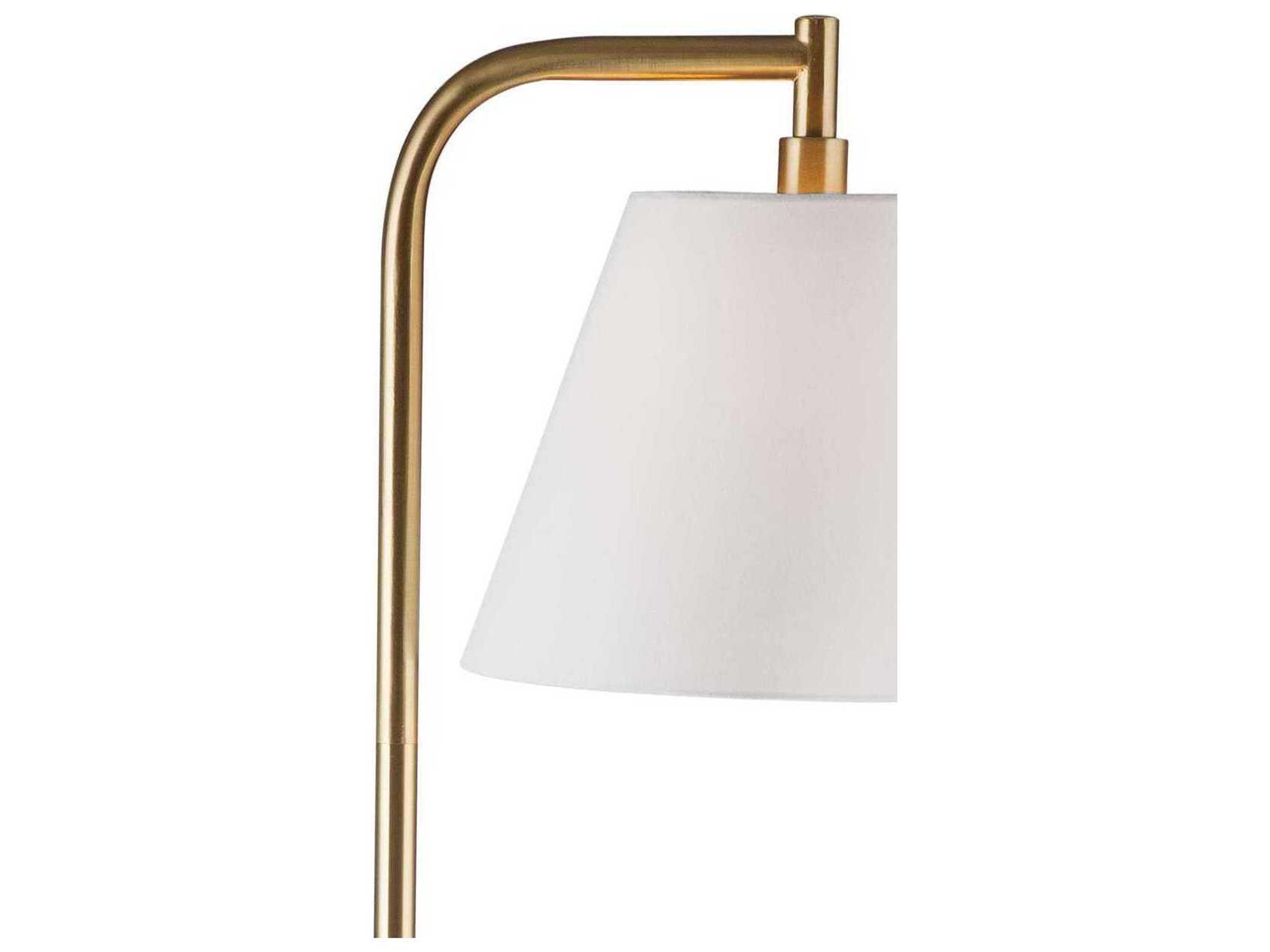 Bassett Mirror Gold Telfair Floor Lamp